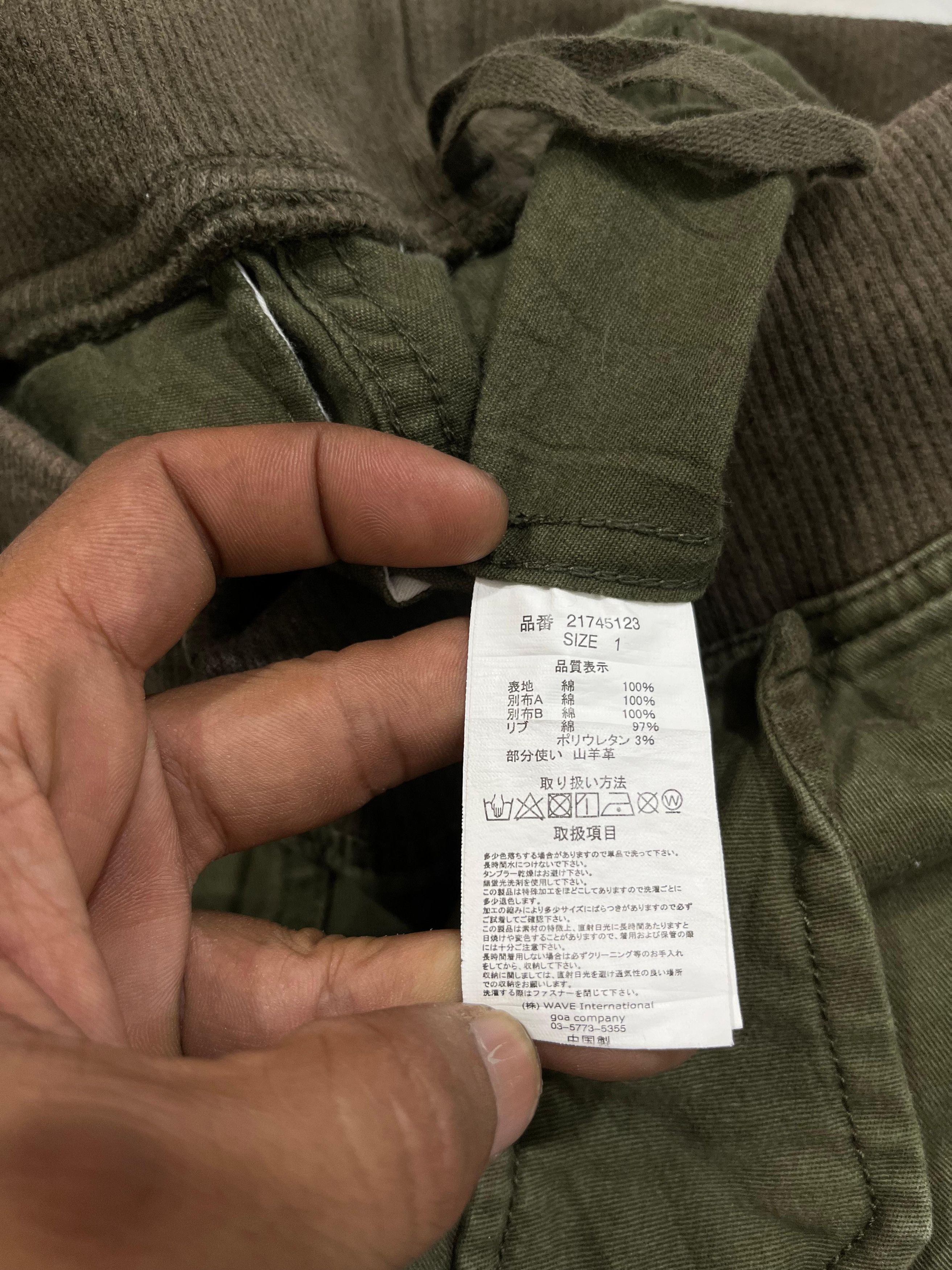 GOA Goa Military M65 style Zipper Pants Size US 29 - 8 Thumbnail