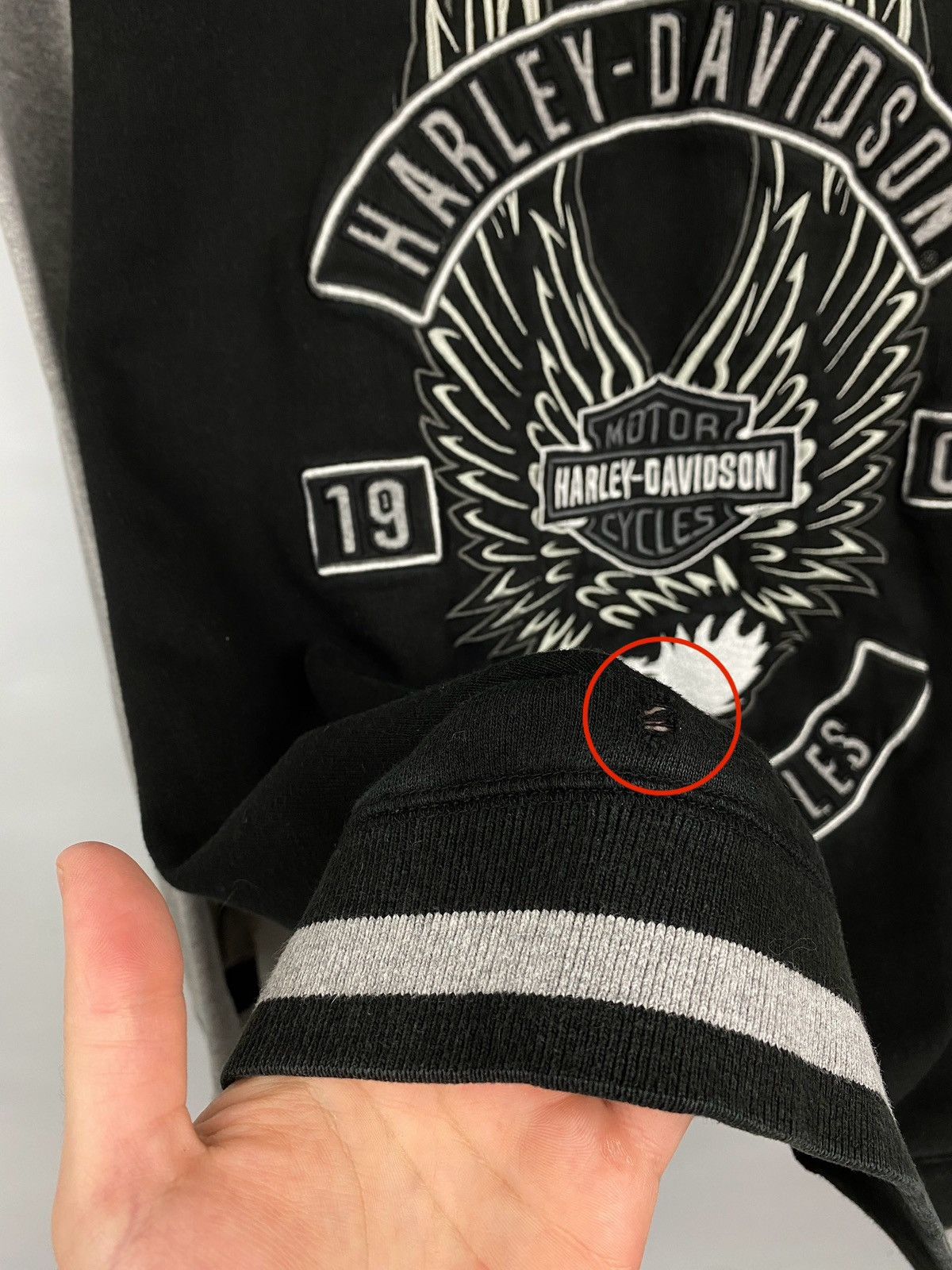 Harley Davidson 🇺🇸 Vintage 90s Harley Davidson Motorcycles Choppers Hoodie Size US L / EU 52-54 / 3 - 11 Thumbnail