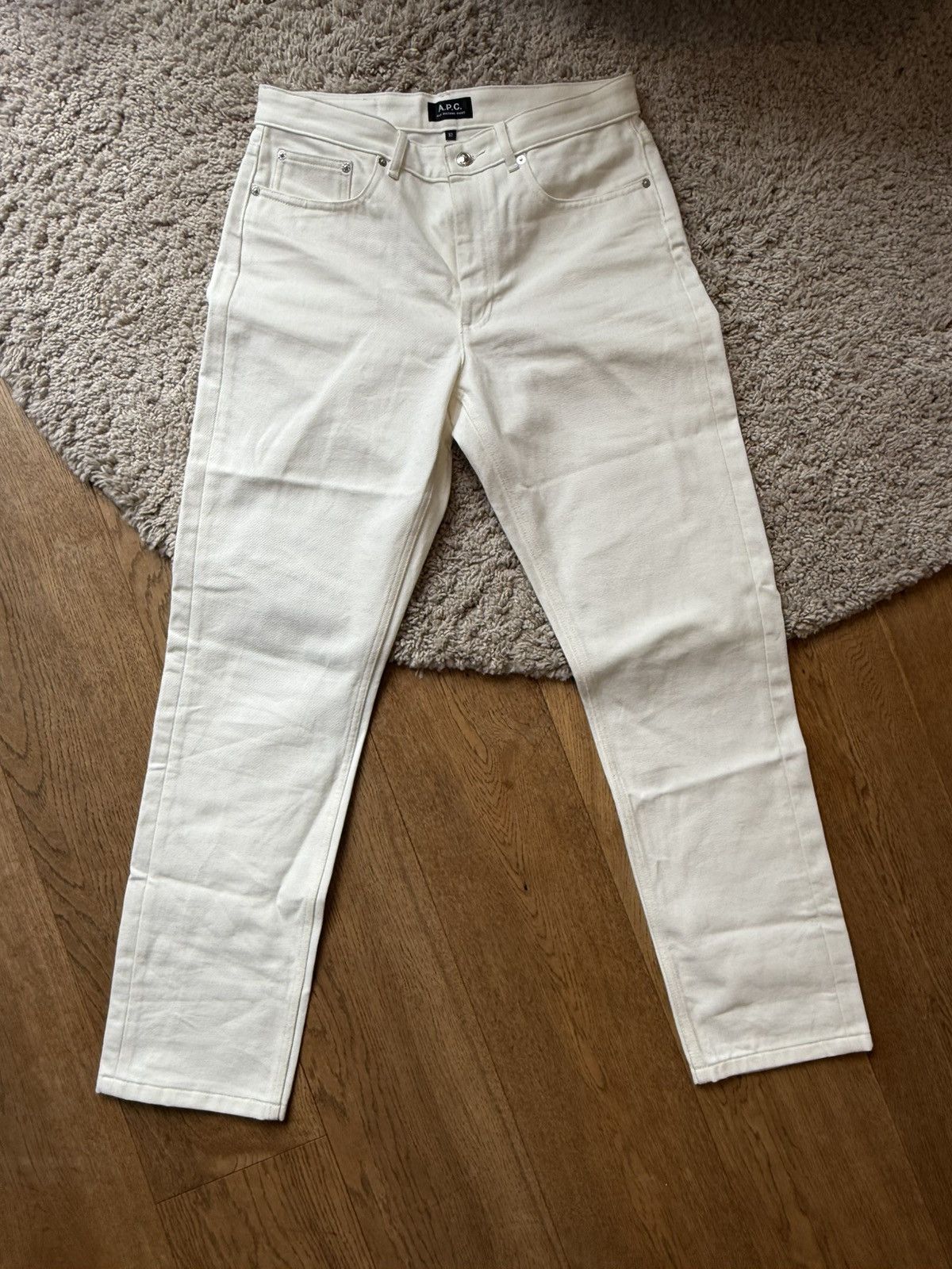 A.P.C. A.P.C FOR L'ETIQUETTE - LE JEAN, white denim Size US 32 / EU 48 - 3 Thumbnail