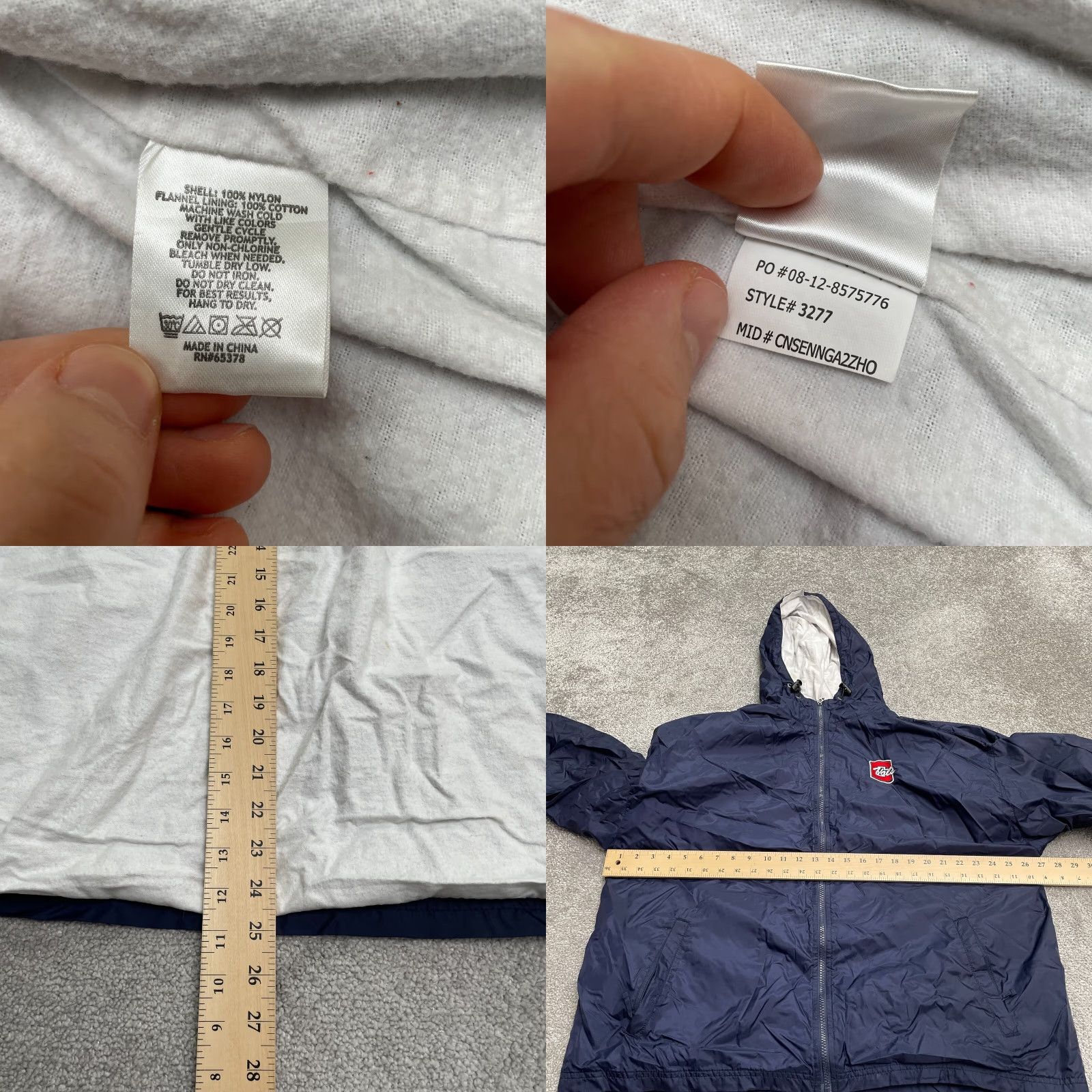 Augusta Sportswear Augusta Sportswear Jacket Womens XL Blue Windbreaker Full Zip Hooded Softshell Mid-Length Casual Outdoor Jacket Size XL / US 12-14 / IT 48-50 - 8 Thumbnail