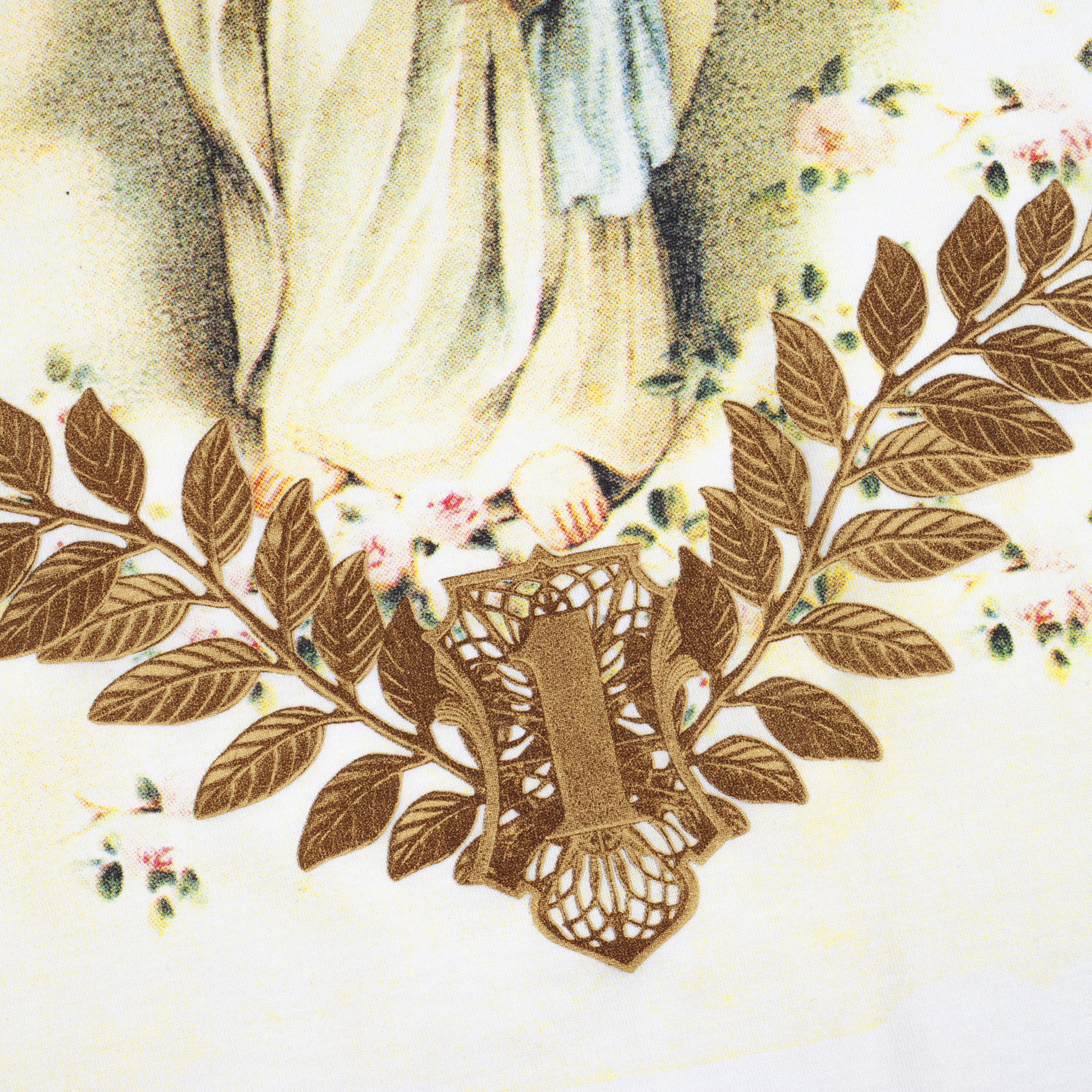 Dolce & Gabbana Dolce & Gabbana Virgin Mary Religious Ivory T-Shirt (S) Size US S / EU 44-46 / 1 - 3 Thumbnail