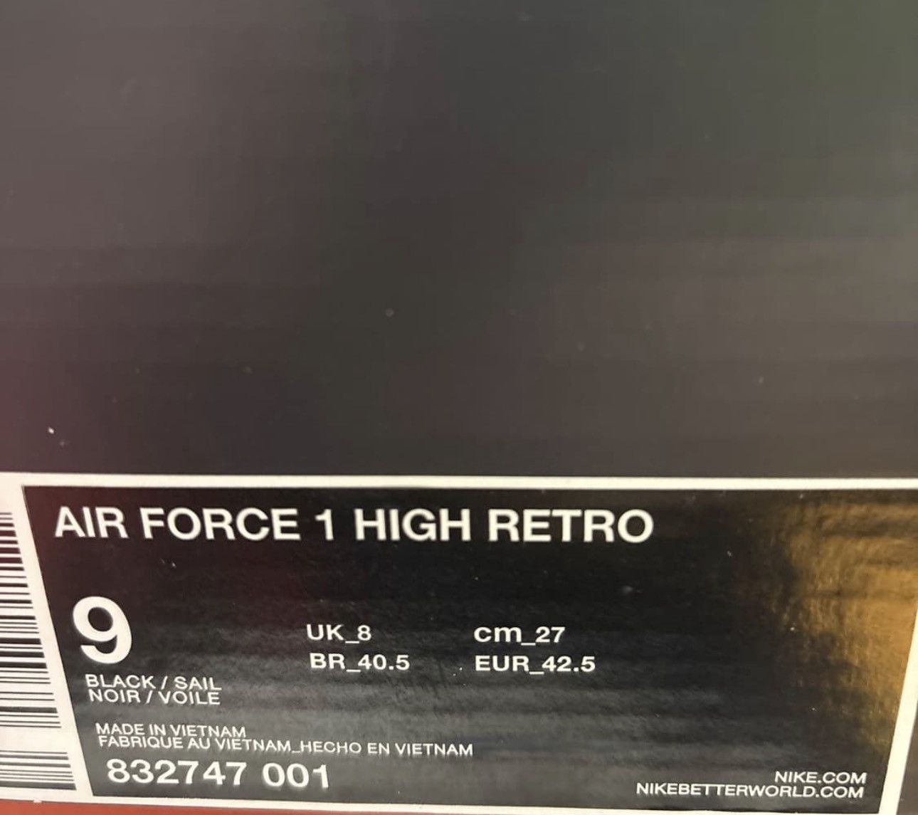 Nike Nike Air Force 1 HI Retro canvas D/S Size US 9 / EU 42 - 7 Thumbnail