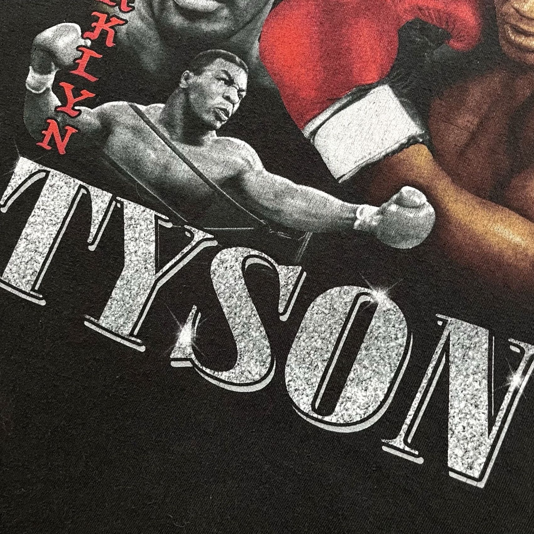 Vintage Mike Tyson Shirt Mens Large Vintage Graphic Print Tee Short Sleeve Retro 90s Boxing Black Cotton T-Shirt Mens Size US L / EU 52-54 / 3 - 6 Thumbnail