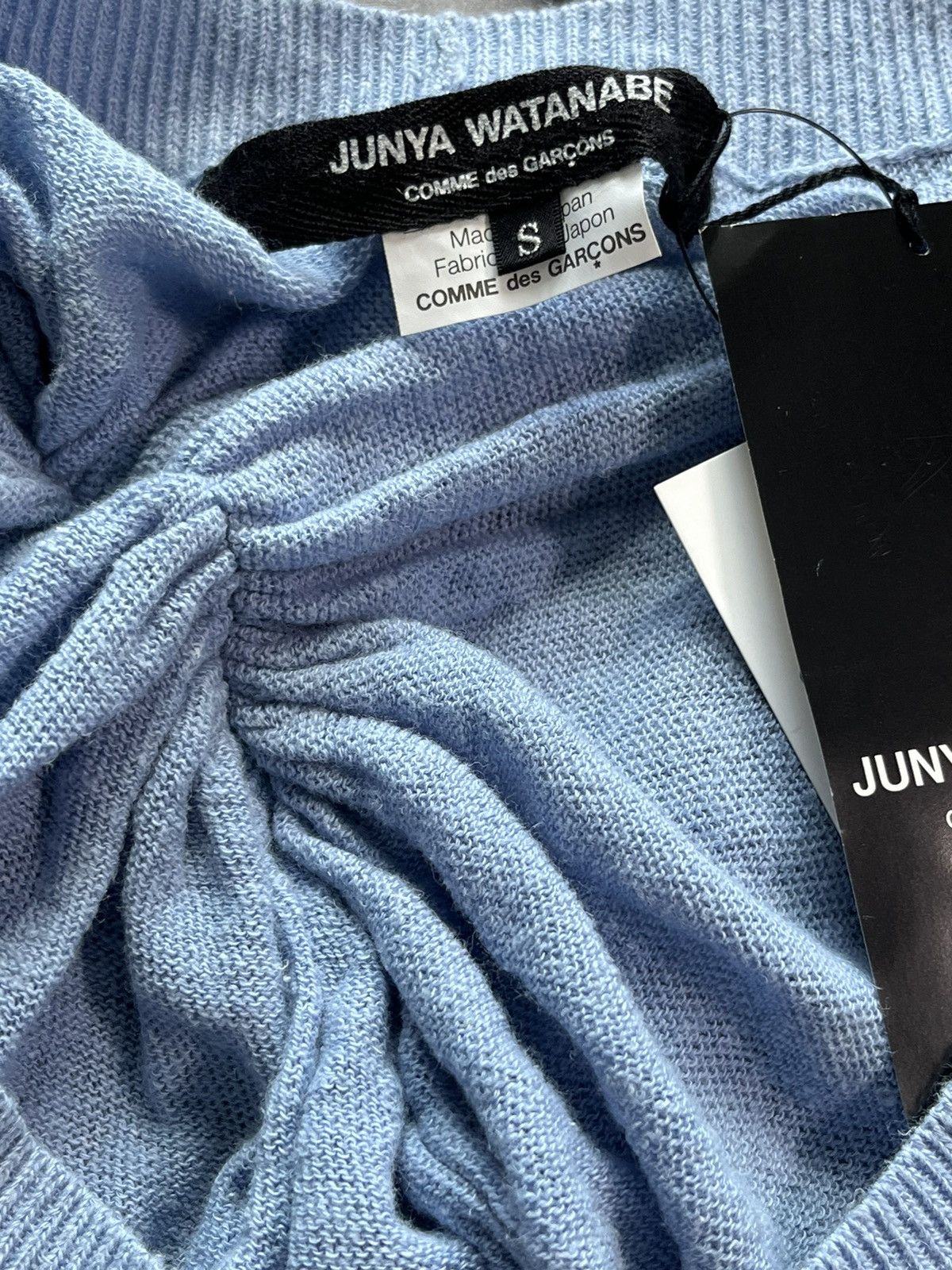 Comme des Garcons × Junya Watanabe Junya x CDG Ribbed spine gathered chunky knit Size S / US 4 / IT 40 - 3 Thumbnail