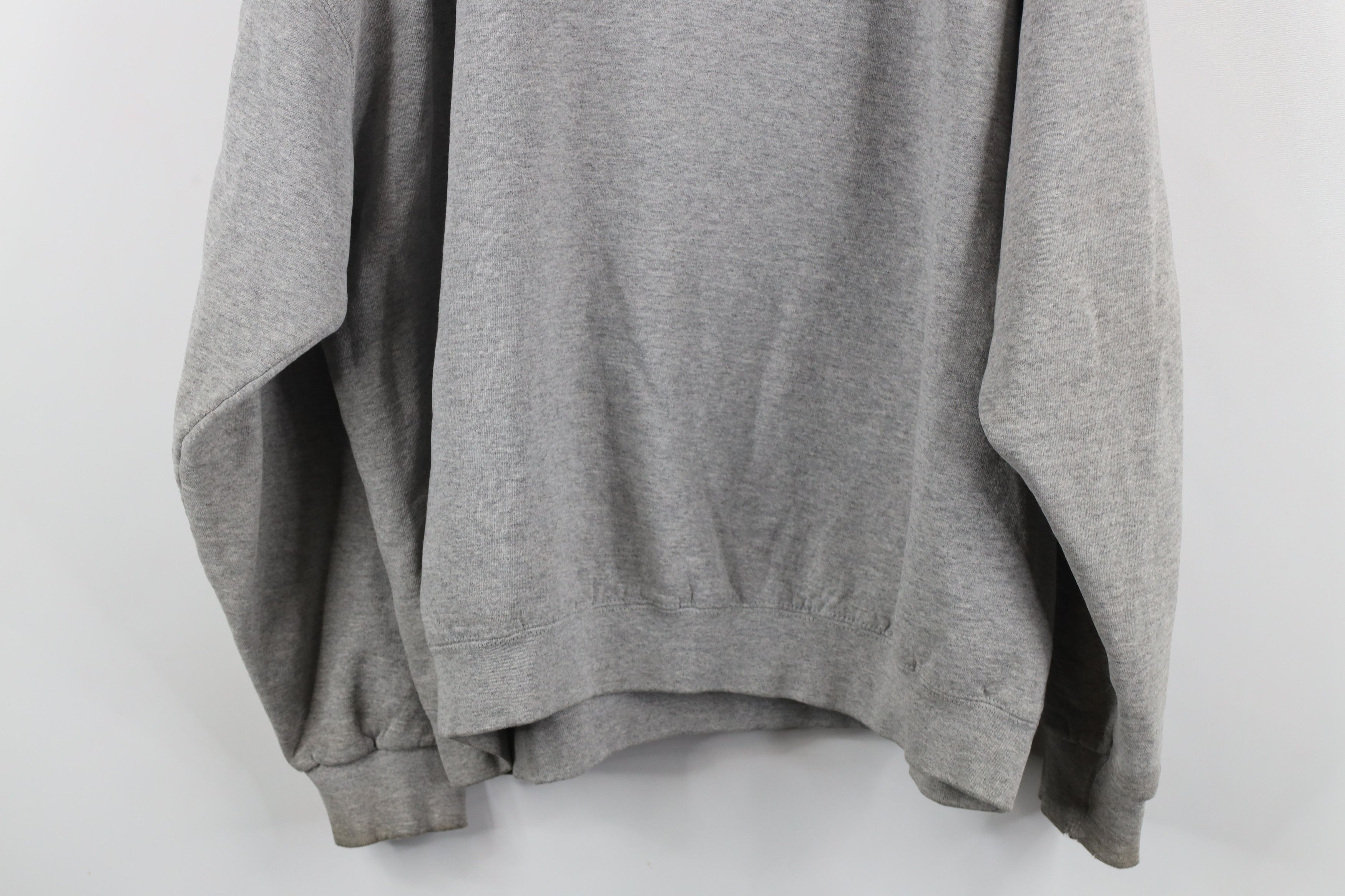 Nike × Vintage Vintage 90s Nike Air Big Swoosh Crewneck Sweatshirt Gray USA Size US XL / EU 56 / 4 - 12 Thumbnail
