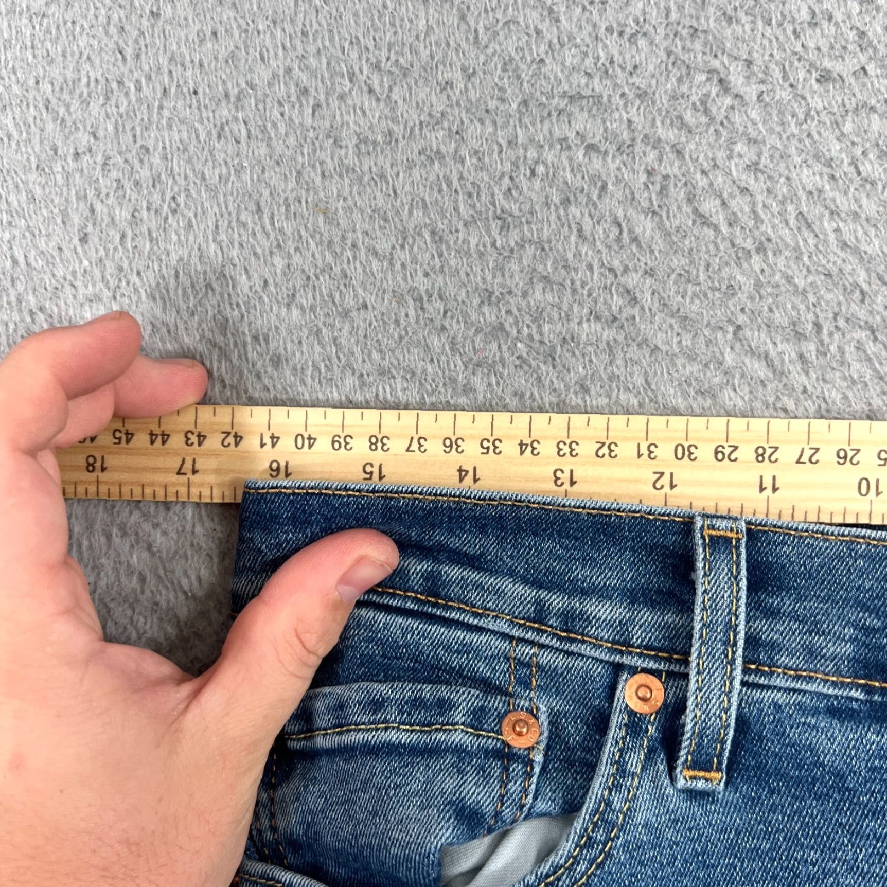 Levi's VINTAGE Levi's 511 Slim Fit Jeans Men 32x32 Blue Denim Stretch Medium Wash Casual Size US 32 / EU 48 - 4 Thumbnail