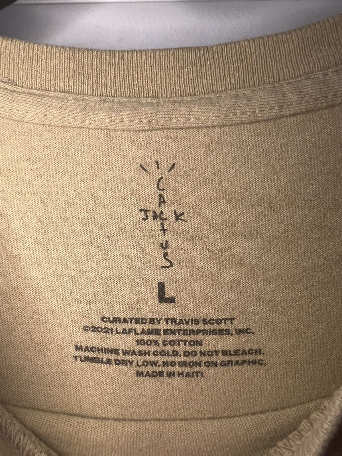 Travis Scott Travis Scott Cross Circuit Cactus Jack T-Shirt L Size US L / EU 52-54 / 3 - 3 Thumbnail