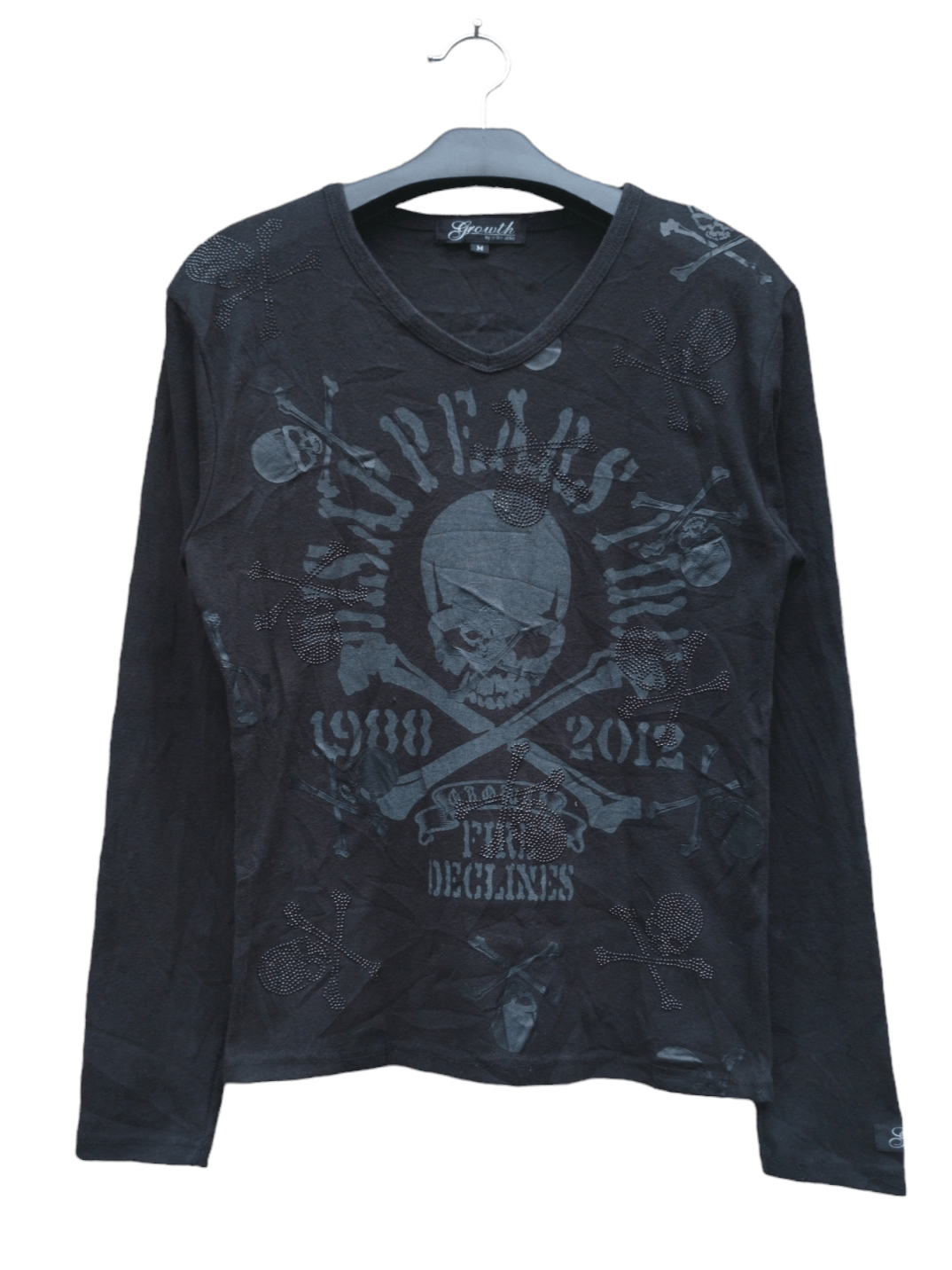 トップス in the attic skull design tee In The Attic × Japanese Brand Growth by in the attic skull
