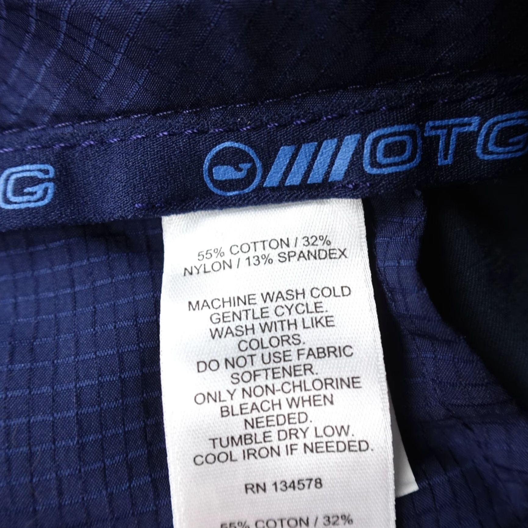 Vineyard Vines Vineyard Vines Pants Mens 44X32 Blue OTG Tech Performance Chino Golf Stretch Pants Size US 44 / EU 60 - 7 Thumbnail