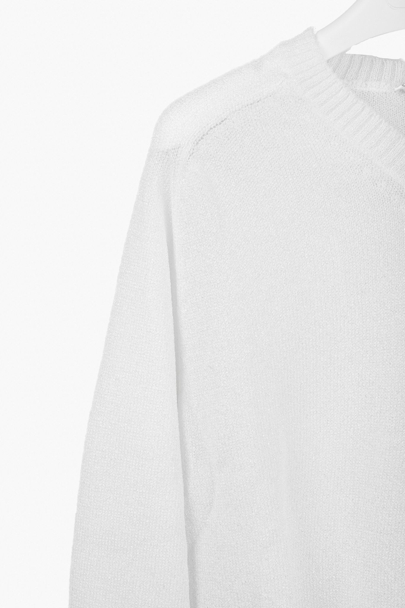 Our Legacy Our Legacy Transparent Bubble Knit V-Neck Raglan Sweater Size US L / EU 52-54 / 3 - 5 Thumbnail