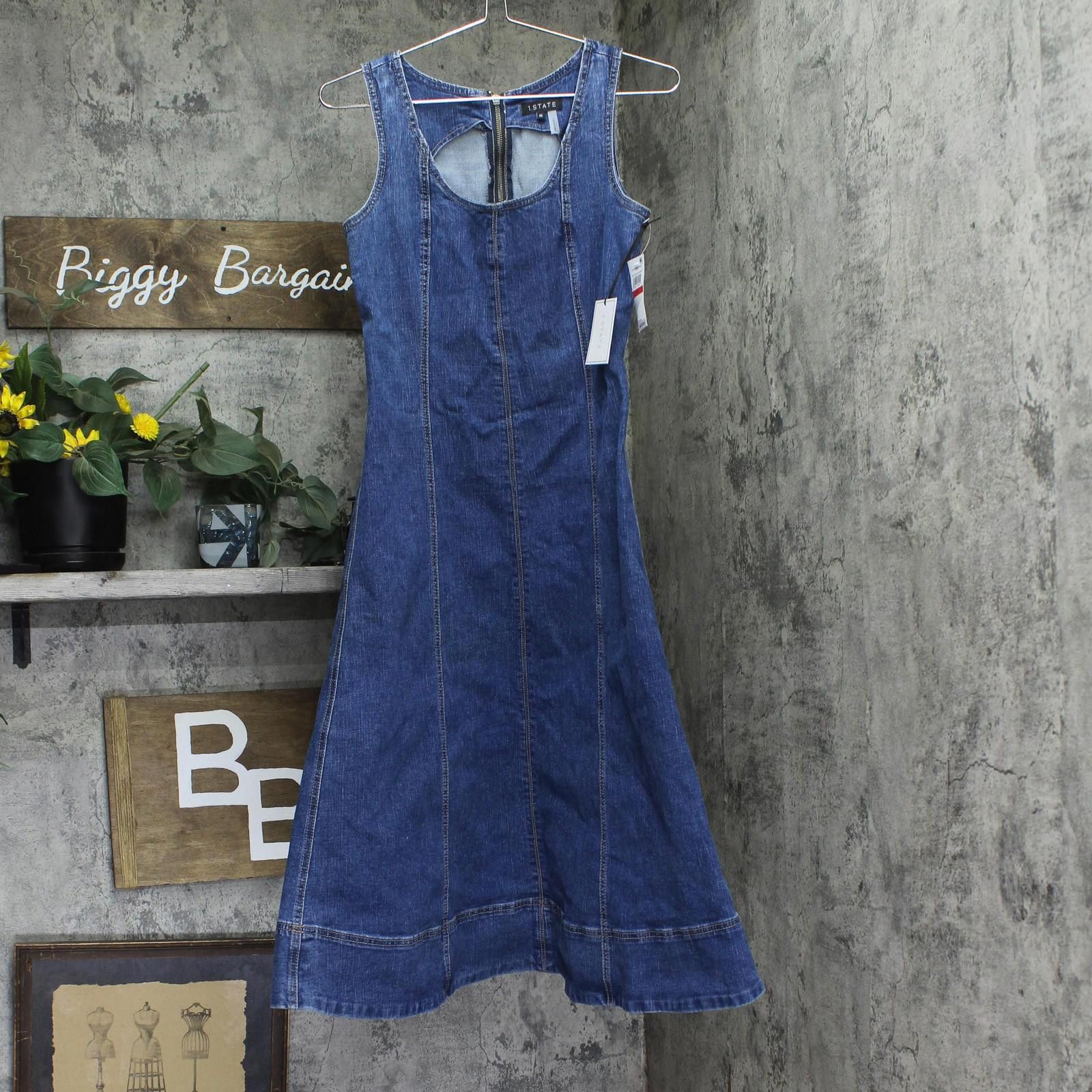 Other Nwt 1. State Womens Denim Dress Ds93397692ai Blue Quart Xs Size XS / US 0-2 / IT 36-38 - 1 Thumbnail