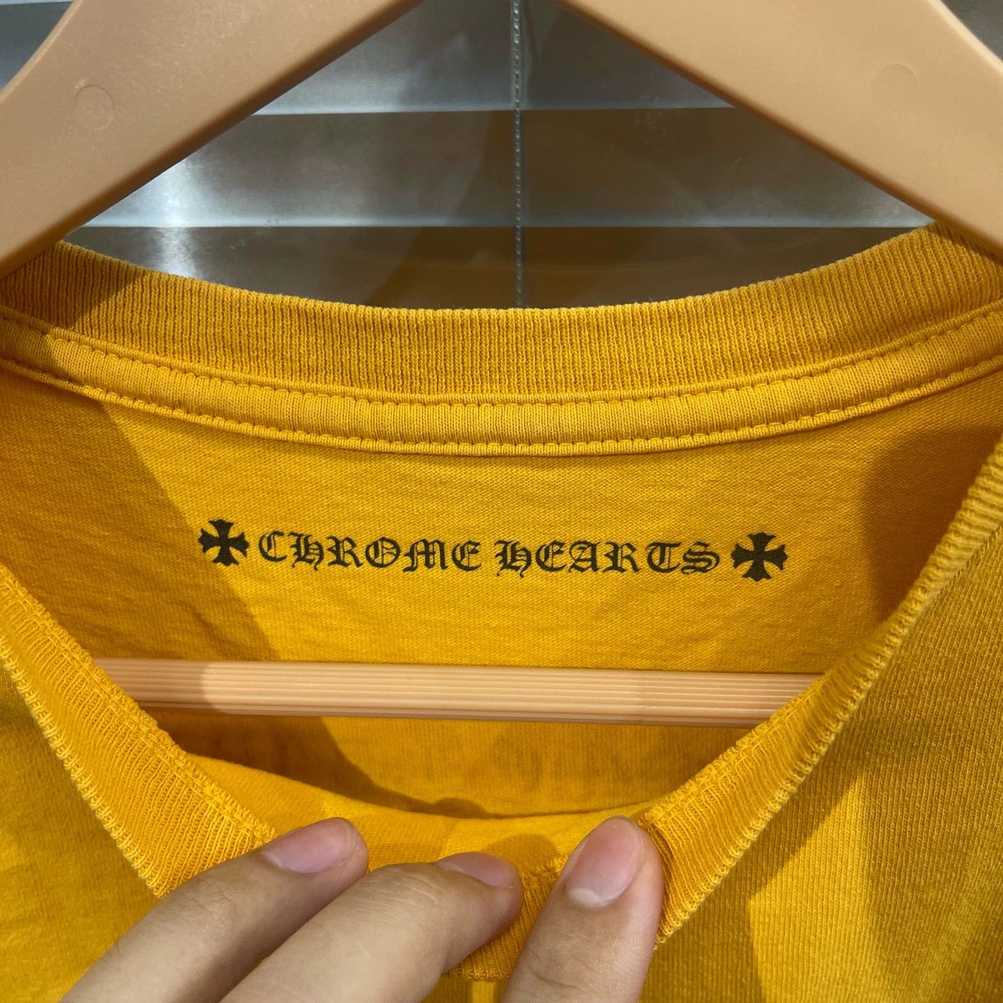 Chrome Hearts Chrome Hearts Mustard Devanagari Script Tee XS 99 New Size US XS / EU 42 / 0 - 3 Thumbnail