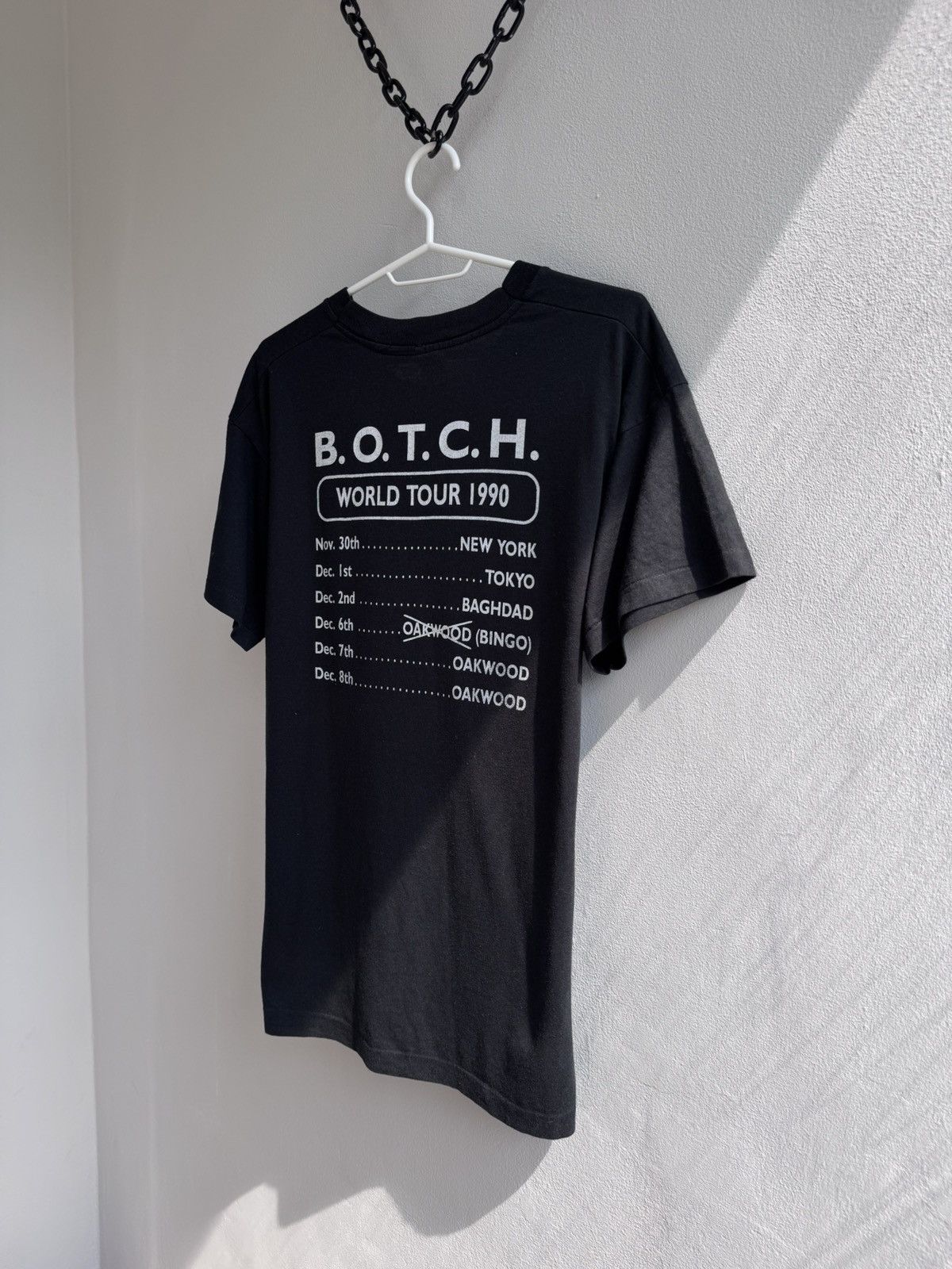 Band Tees Botch 1990 World Tour 90s Vintage T Shirt Tee Band Tees Rock Size US M / EU 48-50 / 2 - 11 Thumbnail