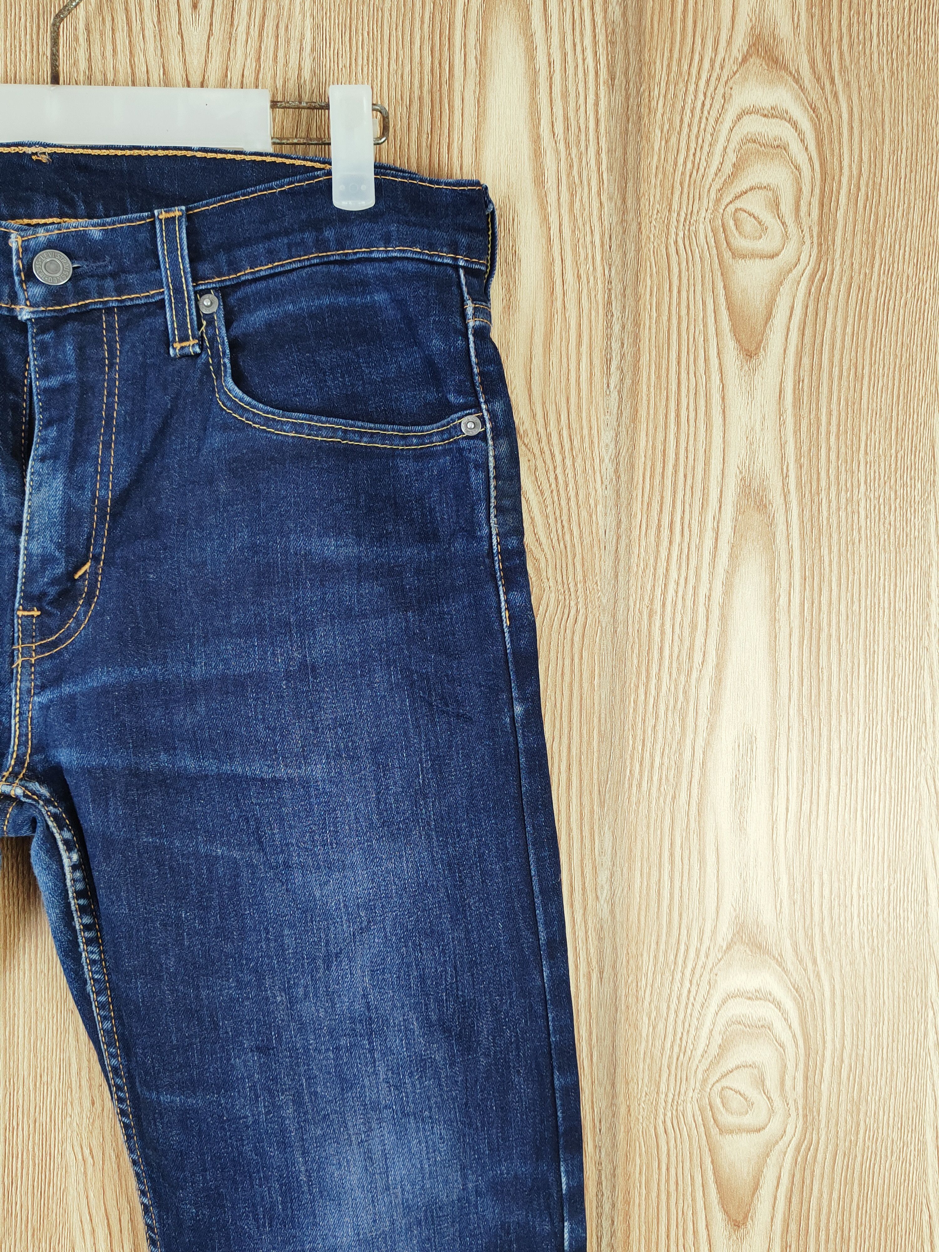 Levi's Levi's Dark Blue Distressed Ripped Jeans #S2707 Size US 33 - 5 Thumbnail