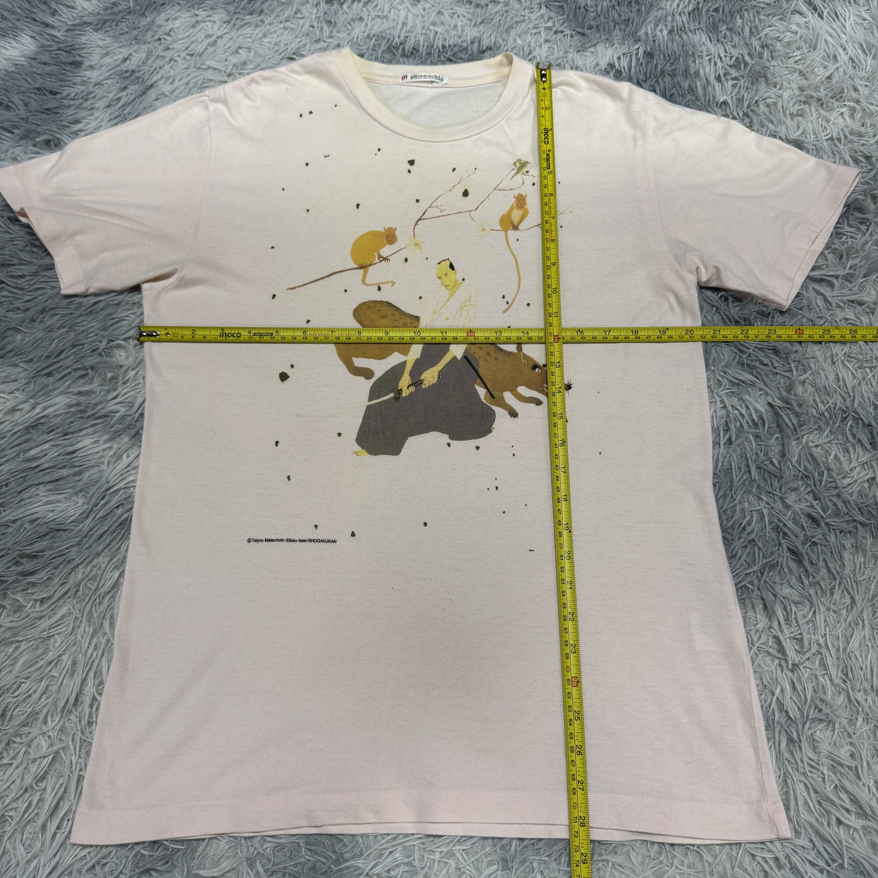 Uniqlo Vintage Uniqlo Japanese Style Illustration Tshirt Size US L / EU 52-54 / 3 - 5 Thumbnail