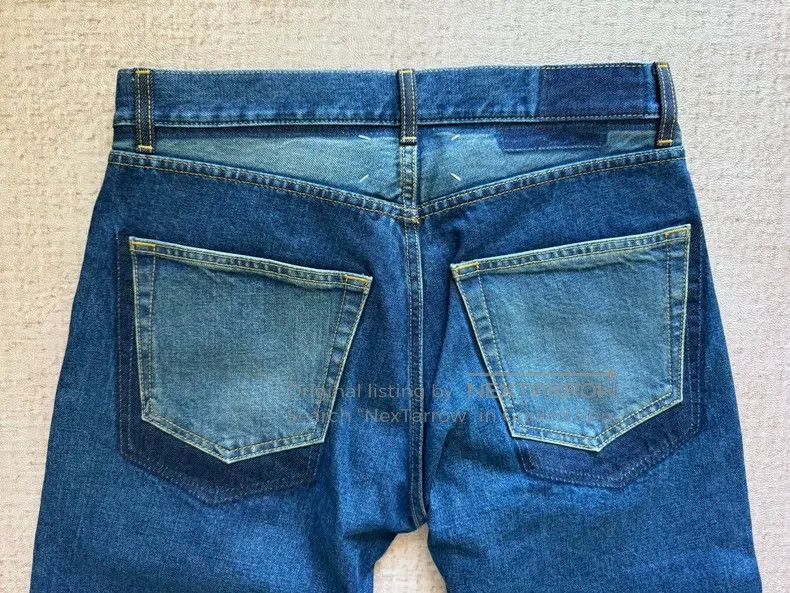 Maison Margiela Maison Margiela Solid colour made of old straight-fitting Size US 31 - 4 Thumbnail