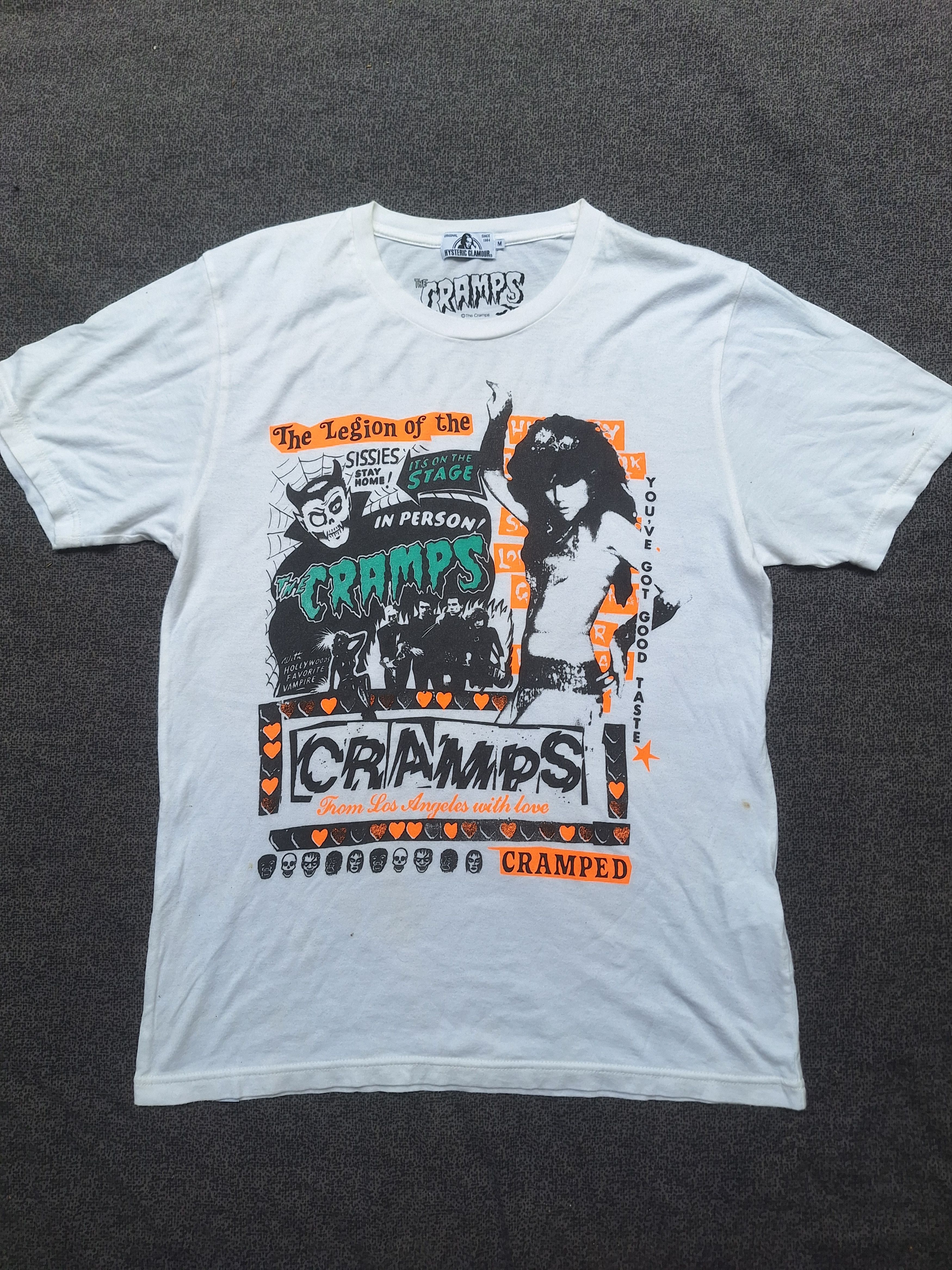 Band Tees × Hysteric Glamour Hysteric '"The Cramp" Band Tees Shirt Size US S / EU 44-46 / 1 - 3 Thumbnail