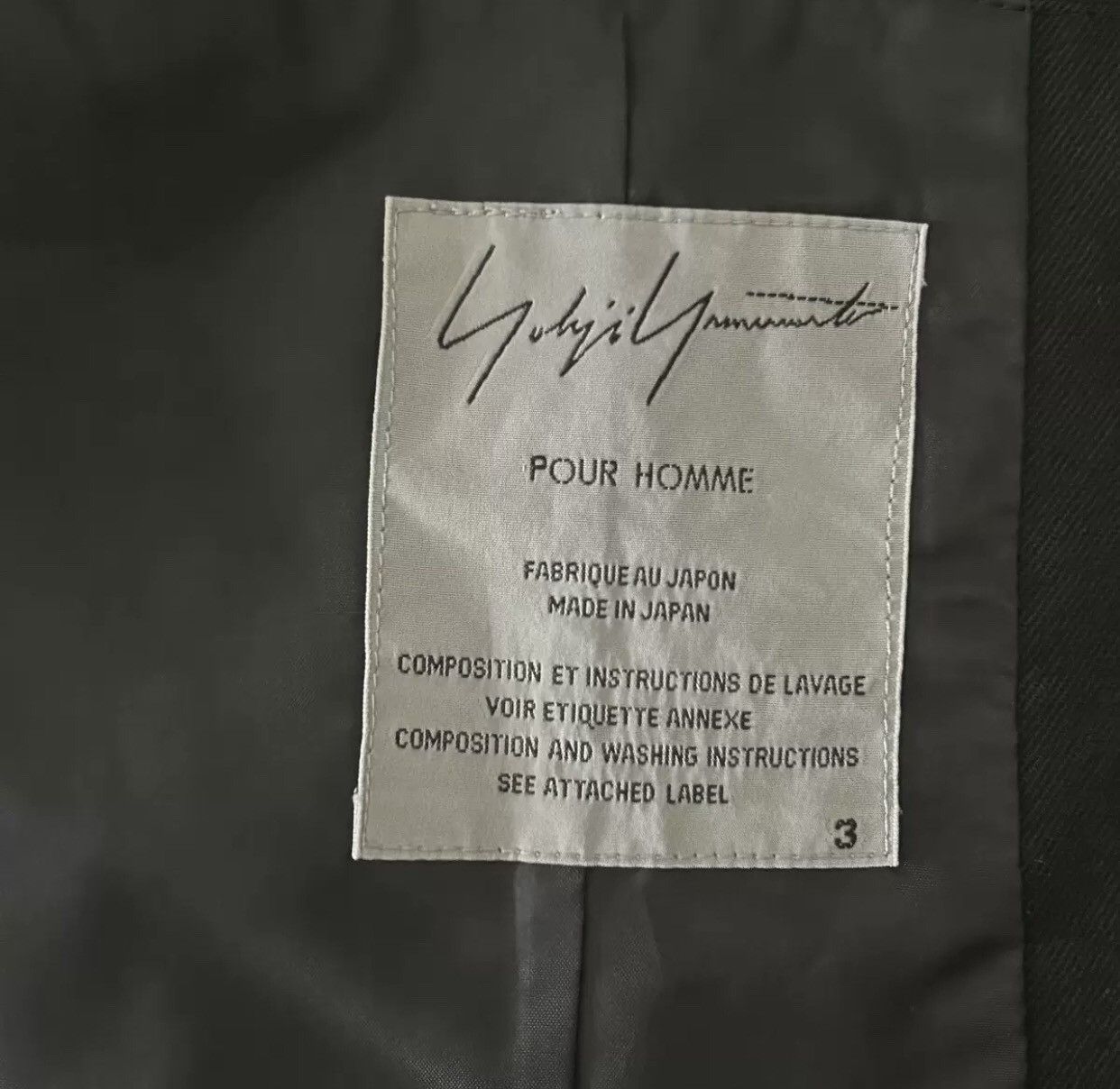 Yohji Yamamoto Yohji Yamamoto 09aw Double Pocket Suit 2412-Nextarrow Size 46S - 5 Thumbnail