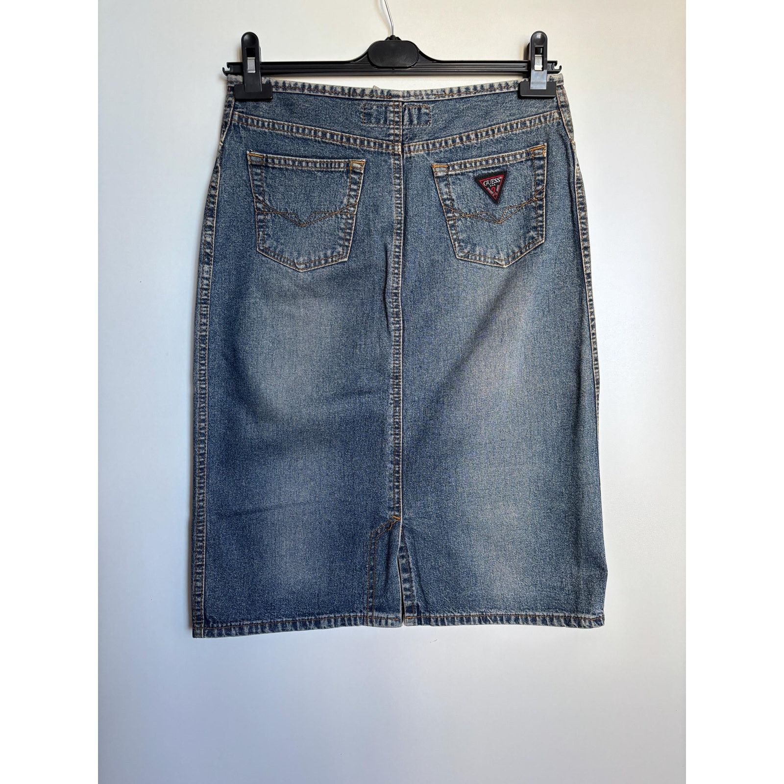 Guess × Vintage Vintage Guess USA Denim Skirt Sz 32 Y2K 90s Rare Archive Size 32" / US 10 / IT 46 - 3 Thumbnail