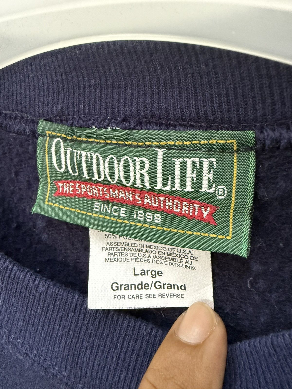 Vintage 🔥 Vtg Outdoor Life Habitat Logo Roundneck Sweatshirt - L Size US M / EU 48-50 / 2 - 5 Thumbnail