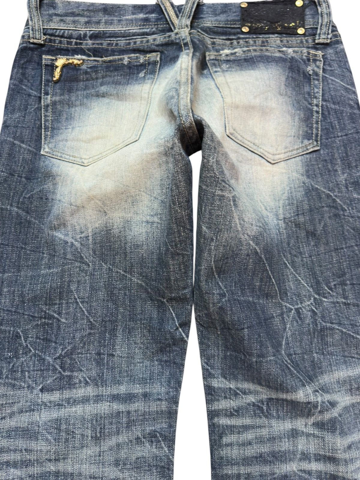 JACKROSE Vintage Jackrose Mudwash Flare Grunge Distressed Denim Size US 30 / EU 46 - 5 Thumbnail