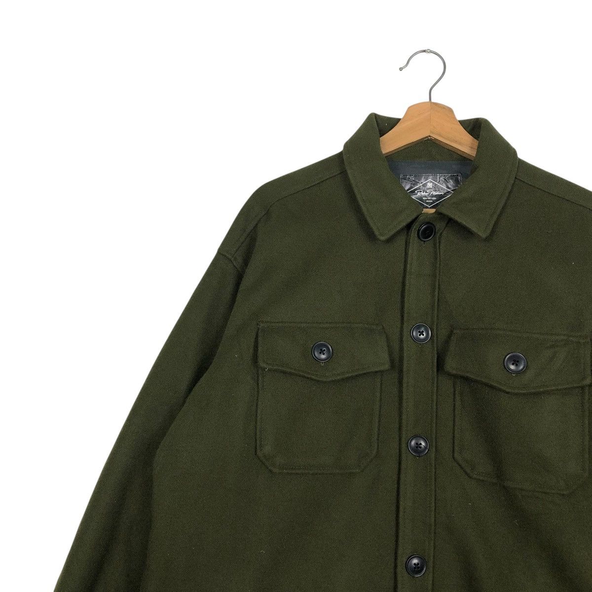 Japanese Brand 🔥VINTAGE WOOL CHORE WORK JACKET RAGEBLUE JPN ISSEY MIYAKE Size US M / EU 48-50 / 2 - 9 Thumbnail