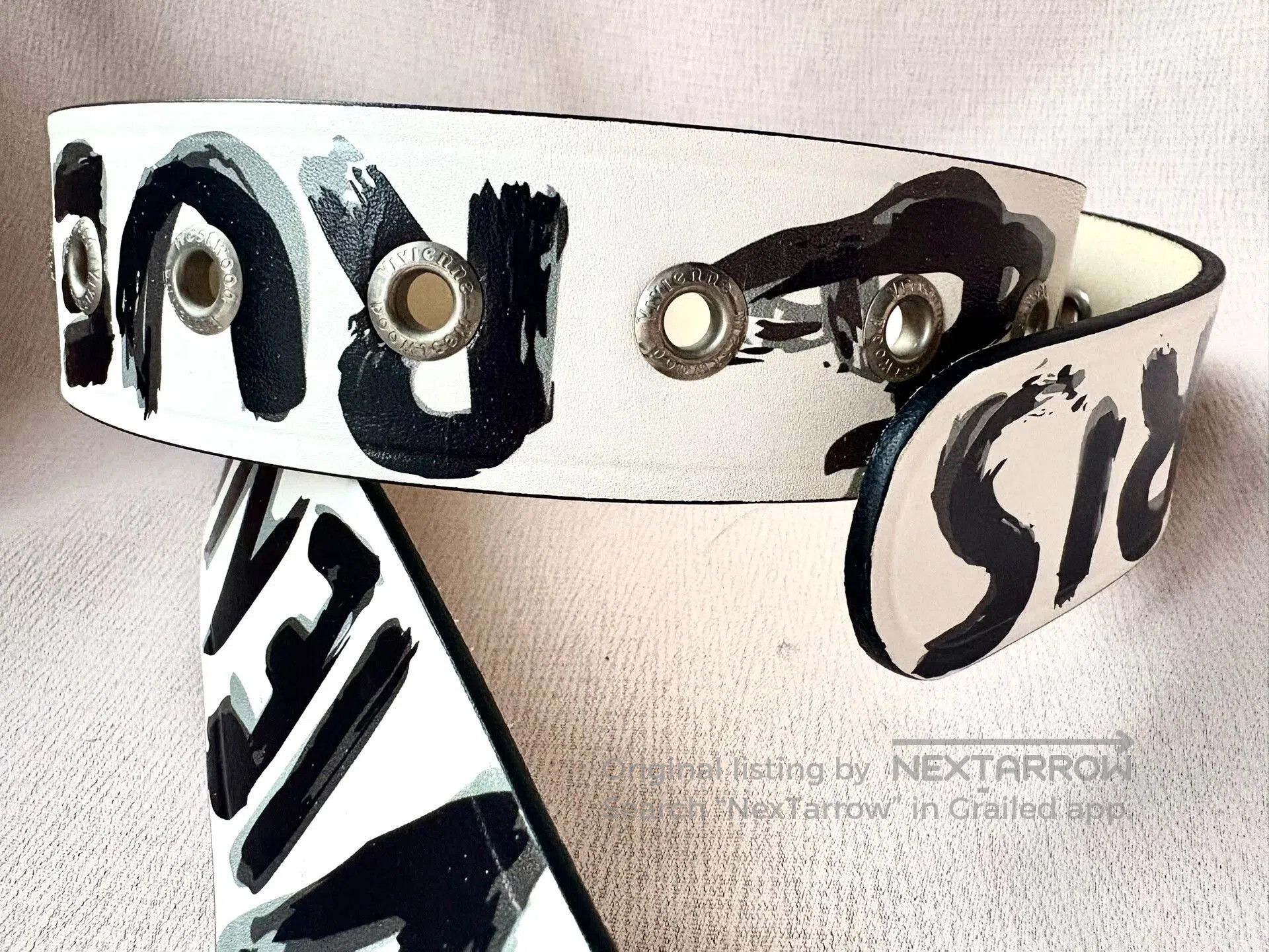 Vivienne Westwood Vivienne Westwood Graffiti Belt. Size ONE SIZE - 4 Thumbnail