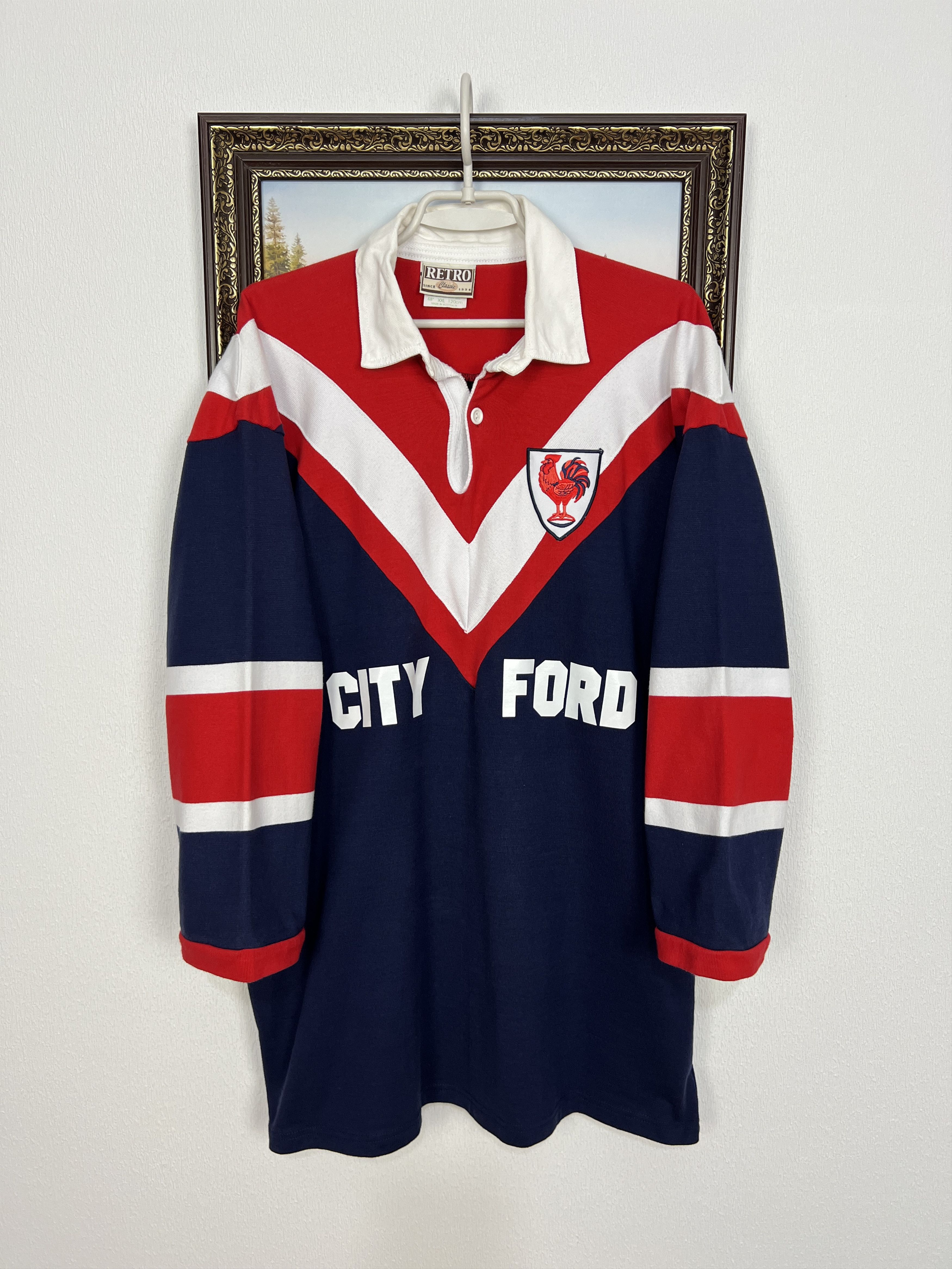 Vintage Sydney Roosters Rugby Union Long Sleeve Jersey Trikot Size US XXL / EU 58 / 5 - 1 Thumbnail