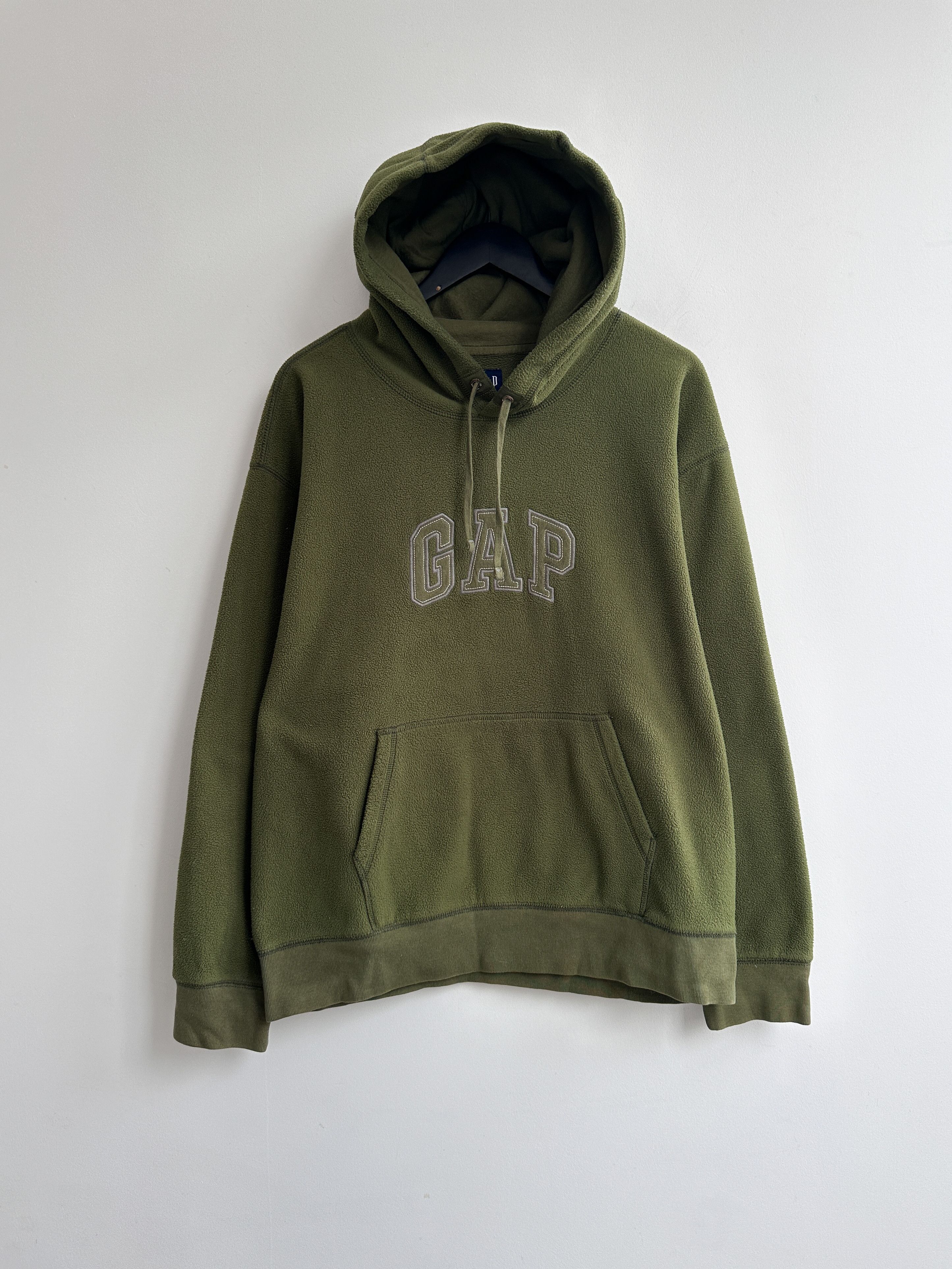Gap Vintage GAP Fleece Hoodie Size US L / EU 52-54 / 3 - 1 Thumbnail