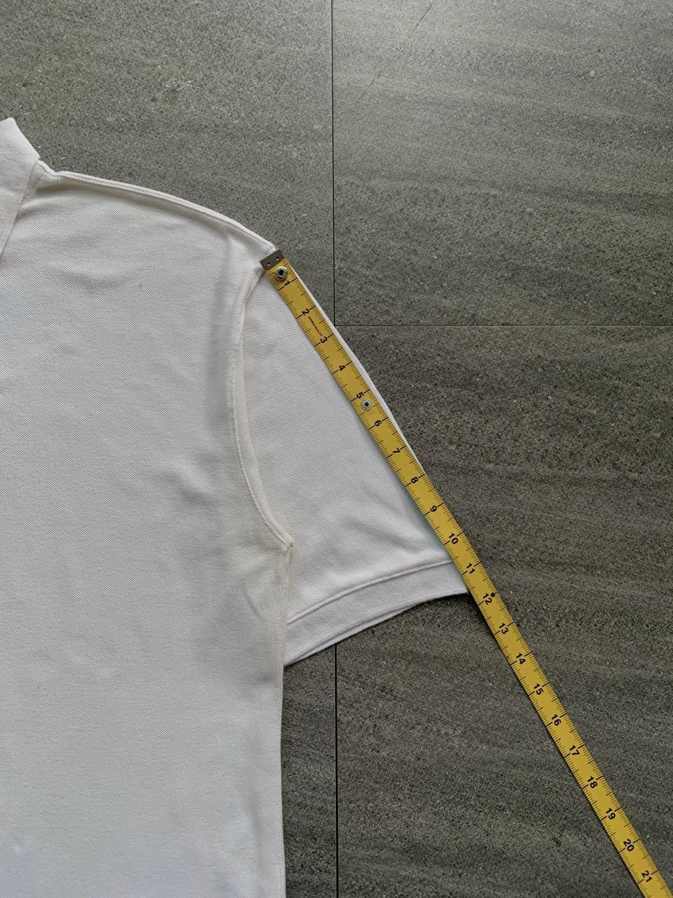 Prada FREE TAX! Red Tab Polo Shirt in Cream Size US XL / EU 56 / 4 - 12 Thumbnail