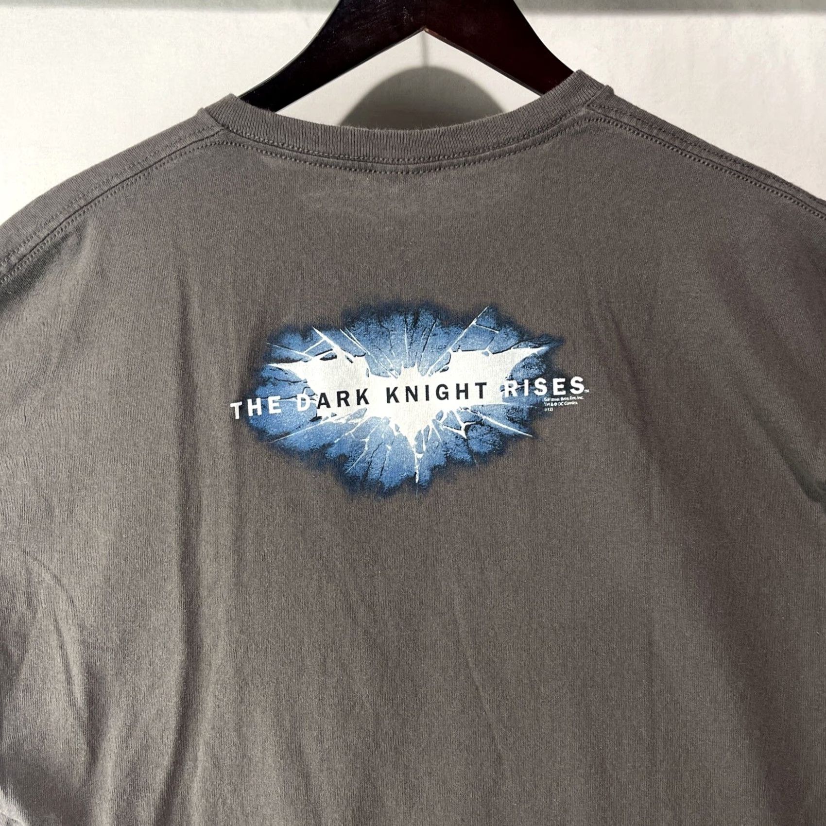 Delta Batman Movie Shirt Mens XL Gray The Dark Knight Rises Promo Tee Size US XL / EU 56 / 4 - 7 Thumbnail