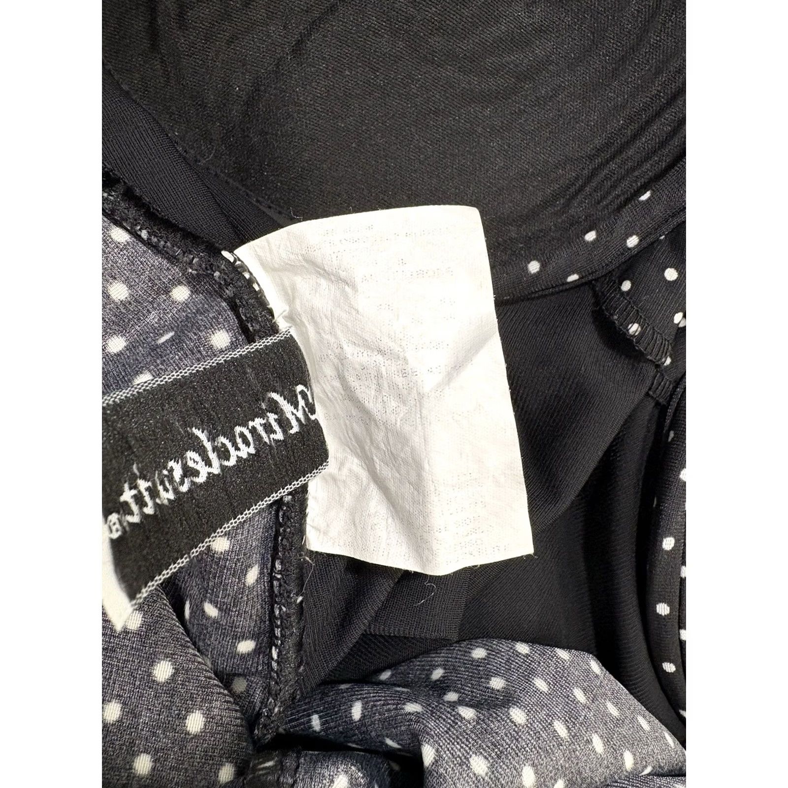 Vintage VINTAGE Miraclesuit One Piece Swimsuit Black Polka Dot Ruched Underwire Shaping Slim Swim Skirt Tank Top Women Size ONE SIZE - 4 Thumbnail