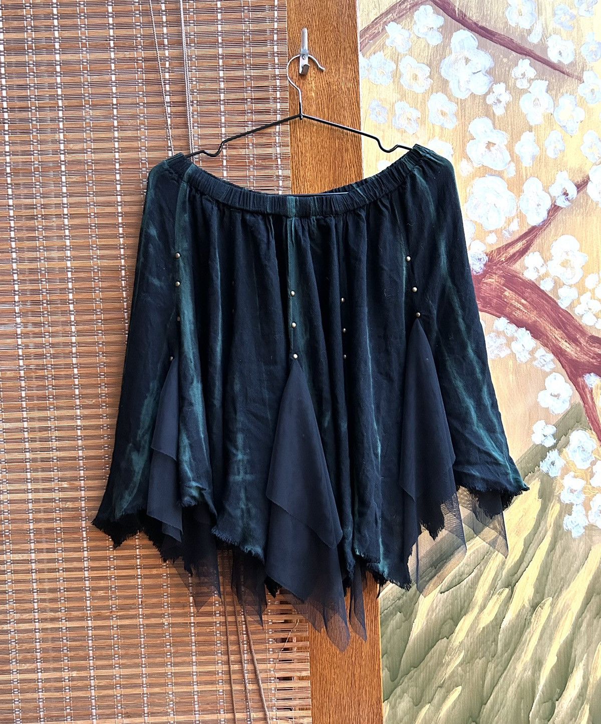 Lip Service Lip Service Gothic Fairy Grunge Skirt Tulle Overlay Studs Size 27" / US 4 / IT 40 - 1 Thumbnail