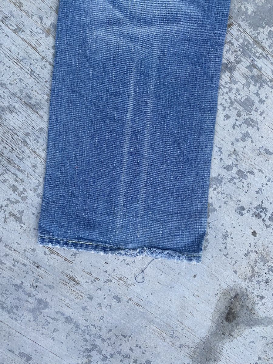 Japanese Brand Distressed Cocolulu Spellout Stone Wash Jeans Size 32" / US 10 / IT 46 - 8 Thumbnail