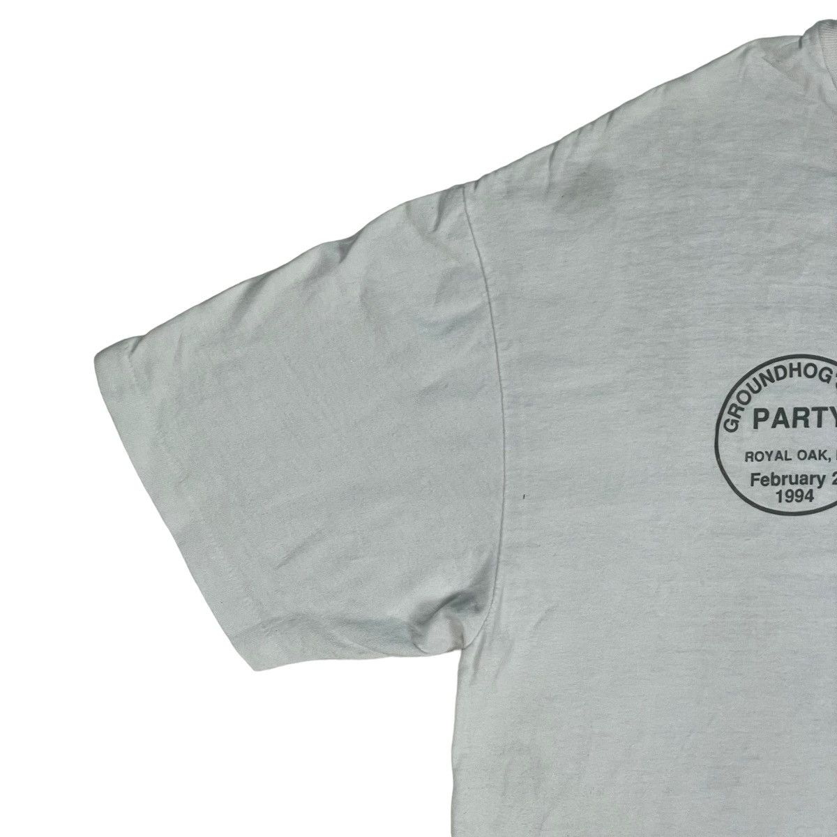 Hanes 🔥LAST PRICE🔥 VTG 1994 Groundhog Days Characters Duel Tee Size US XL / EU 56 / 4 - 3 Thumbnail