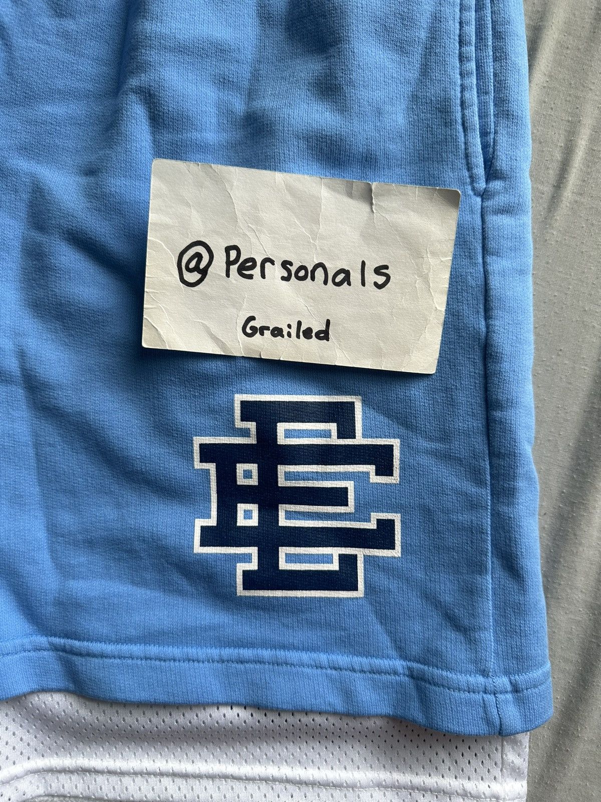 Eric Emanuel × NCAA Eric Emanuel North Carolina Double Layer Shorts Medium Size US 32 / EU 48 - 5 Thumbnail