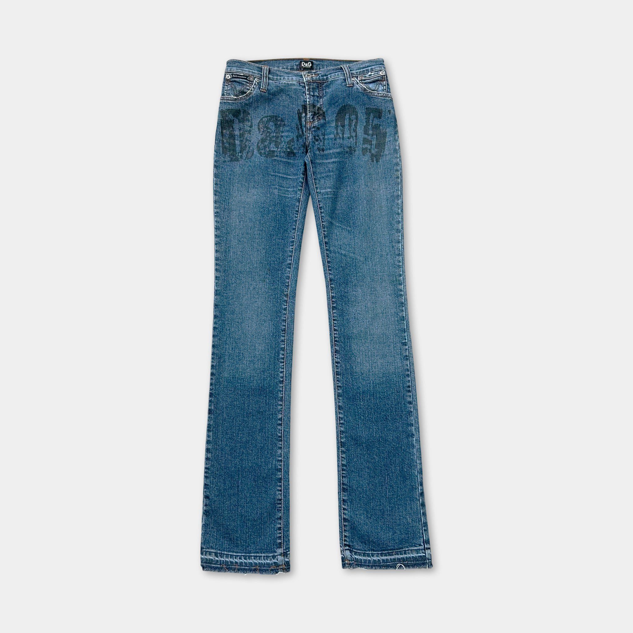 Dolce & Gabbana Number Skinny Jeans