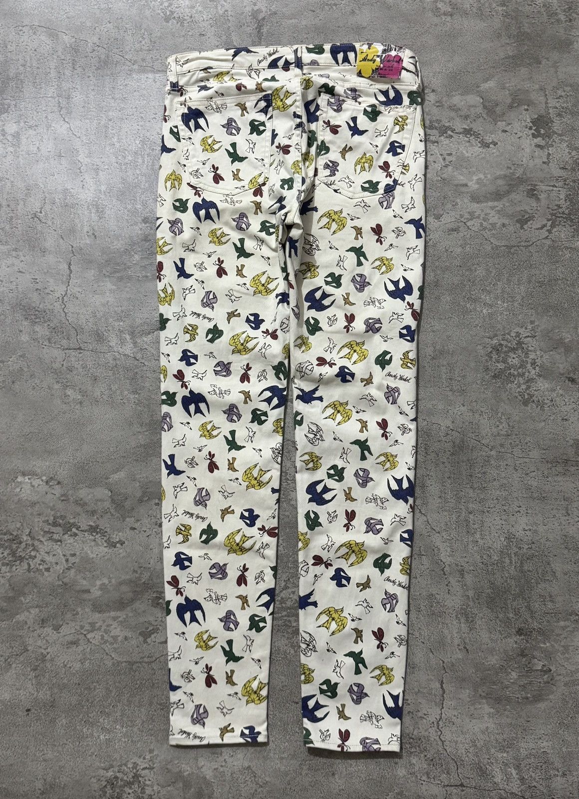 Andy Warhol × Hysteric Glamour HYSTERIC GLAMOUR x ANDY WARHOL BIRD ALLOVER PRINT PANTS Size US 30 / EU 46 - 1 Thumbnail