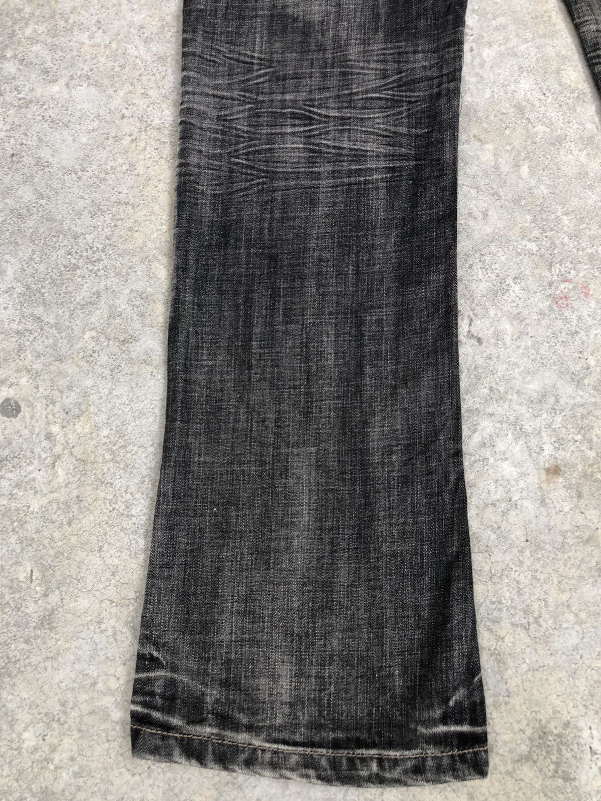 If Six Was Nine Japanese Hideways Flared Jeans Distressed Patchwork Jeans Size US 31 - 11 Thumbnail