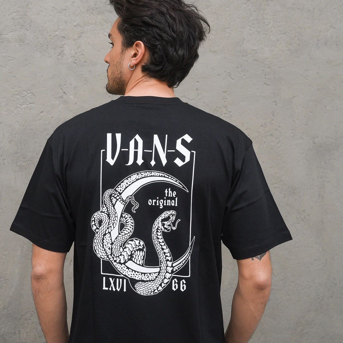 Last Drop🔥Very Rare🔥Vans Crescent Grey T-Shirt