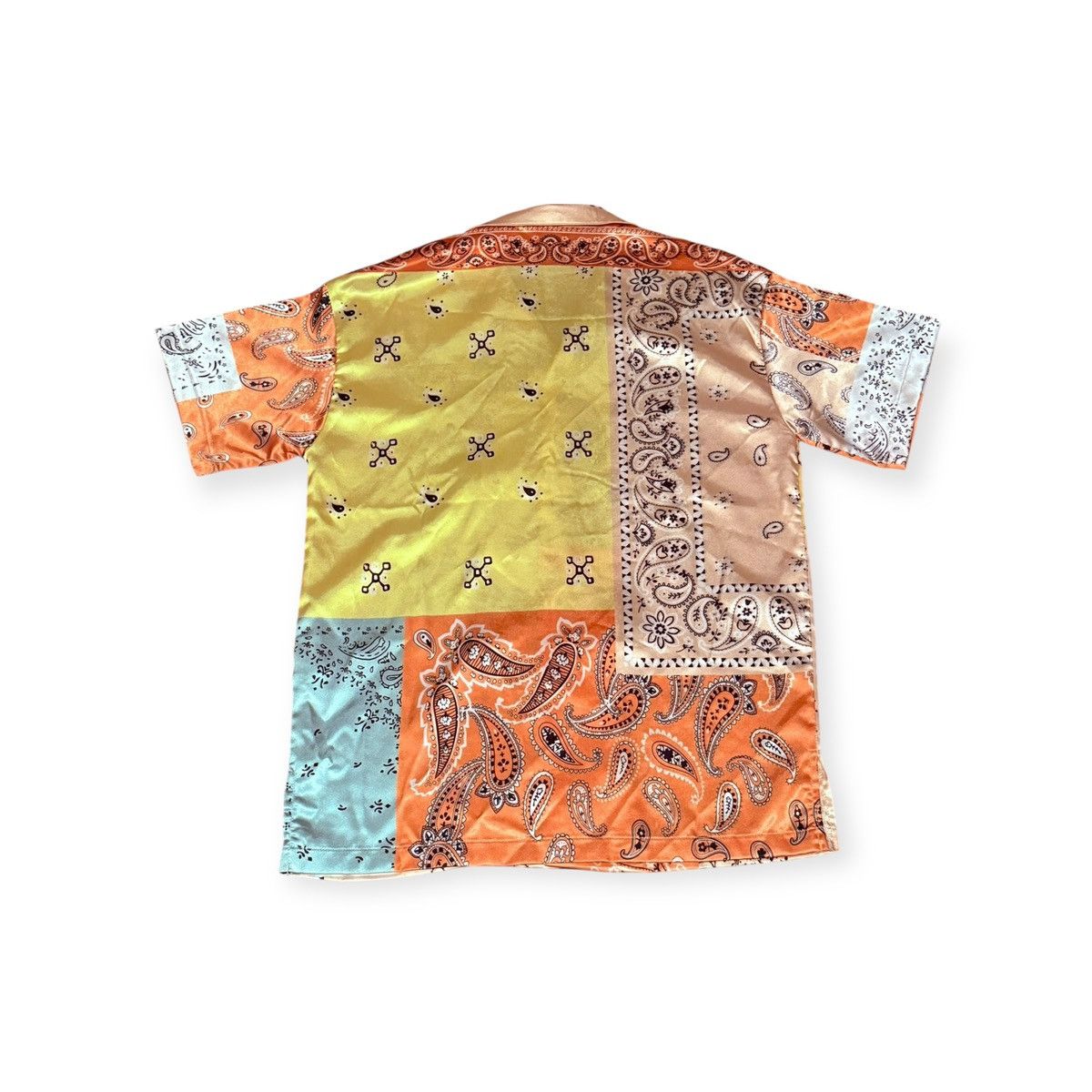Kenzo Kenzo Satin Bandana Button Up Short Sleeve Size US M / EU 48-50 / 2 - 2 Thumbnail