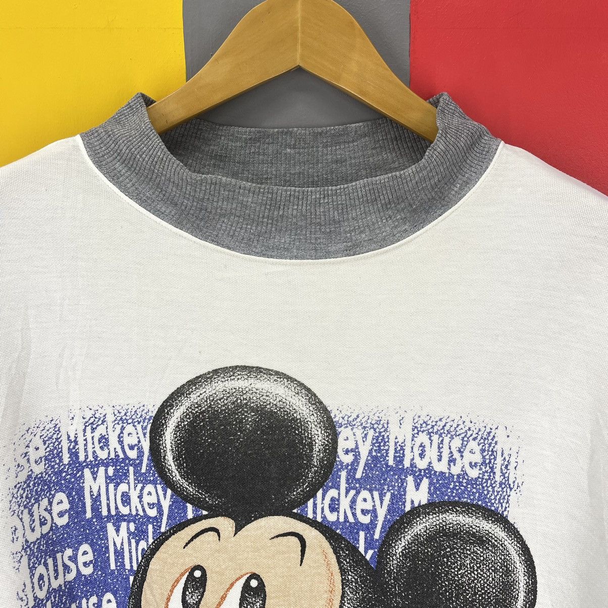 Disney MICKEY MOUSE by DIA CLUB Crew Neck Sweatshirt #1404AW Size US M / EU 48-50 / 2 - 2 Thumbnail