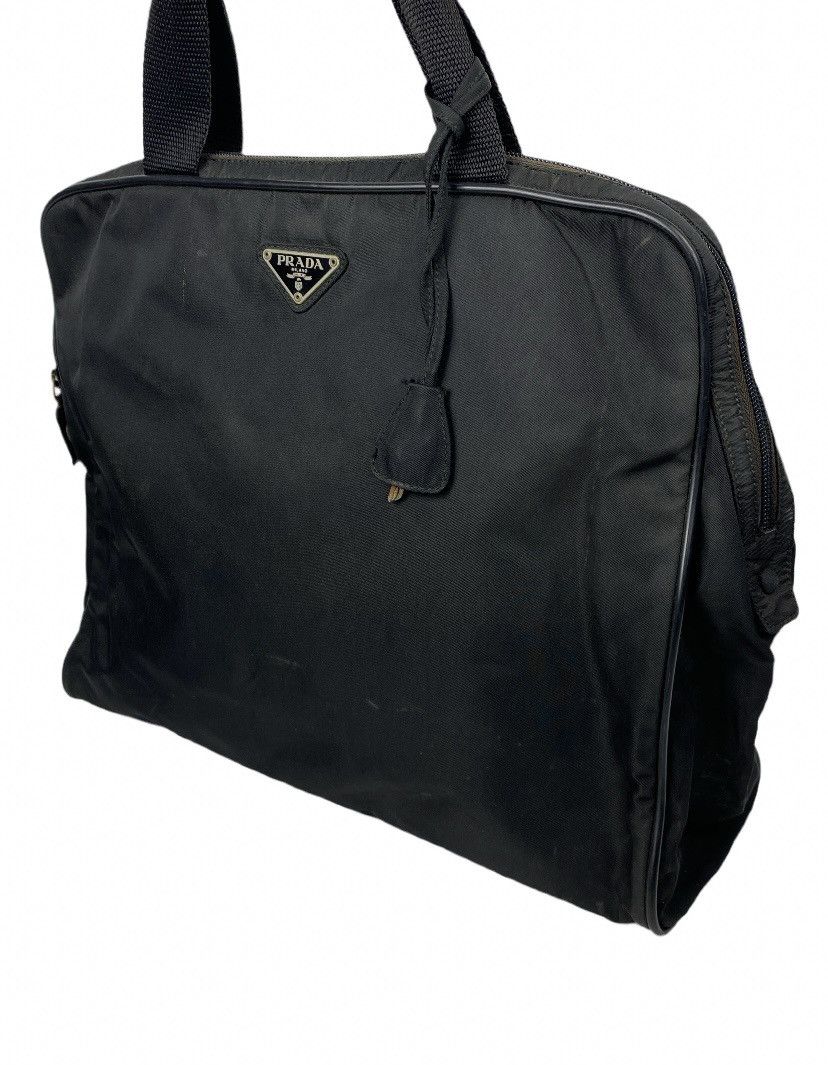 Prada Tessuto Nero Nylon Hand Bag