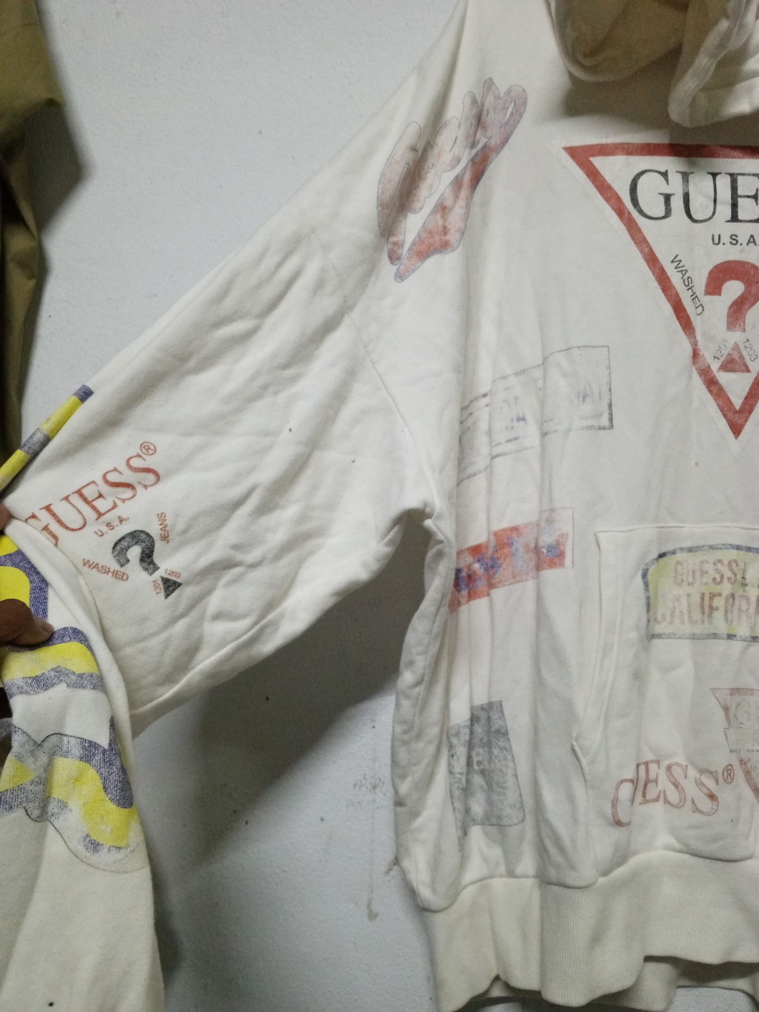 Guess BIG SIZE FULLPRINT GUESS HODDIE XXL Size US XXL / EU 58 / 5 - 6 Thumbnail
