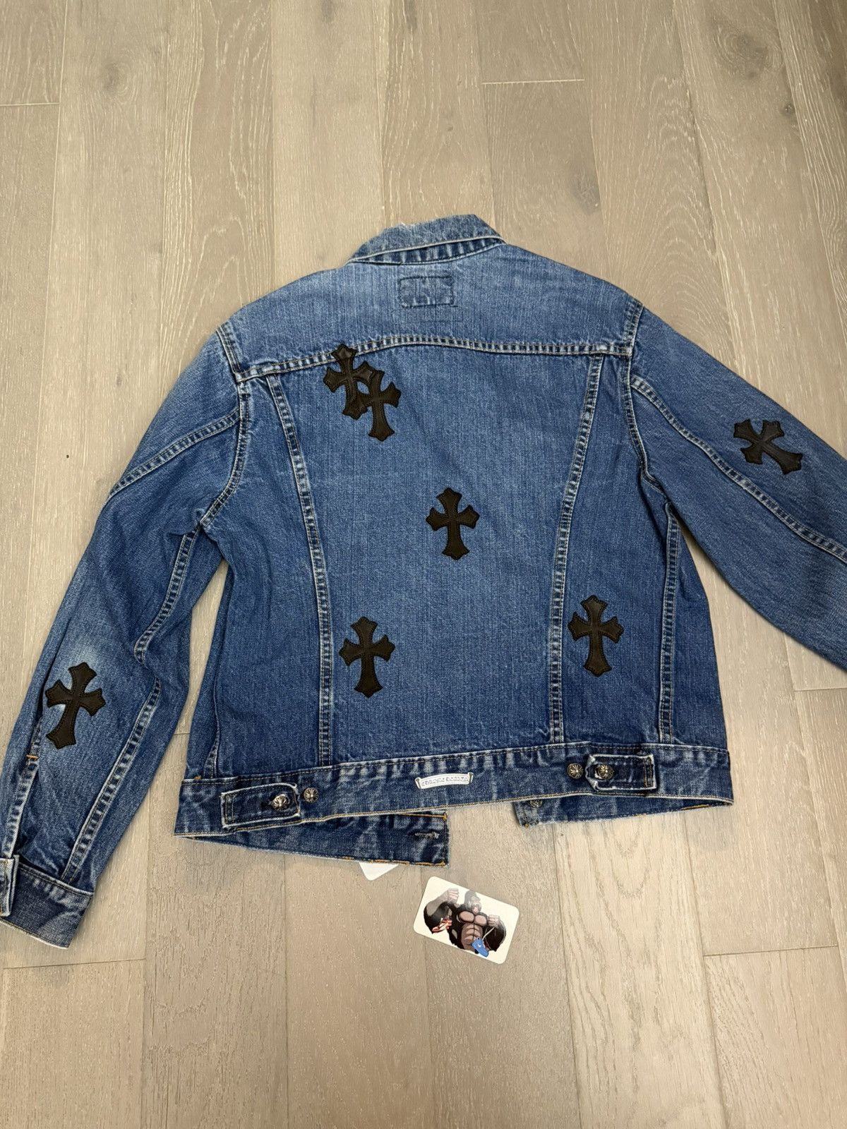 Chrome Hearts Chrome Hearts Levi's Cross Patch Type-3 Denim Trucker Jacket Size US L / EU 52-54 / 3 - 3 Thumbnail