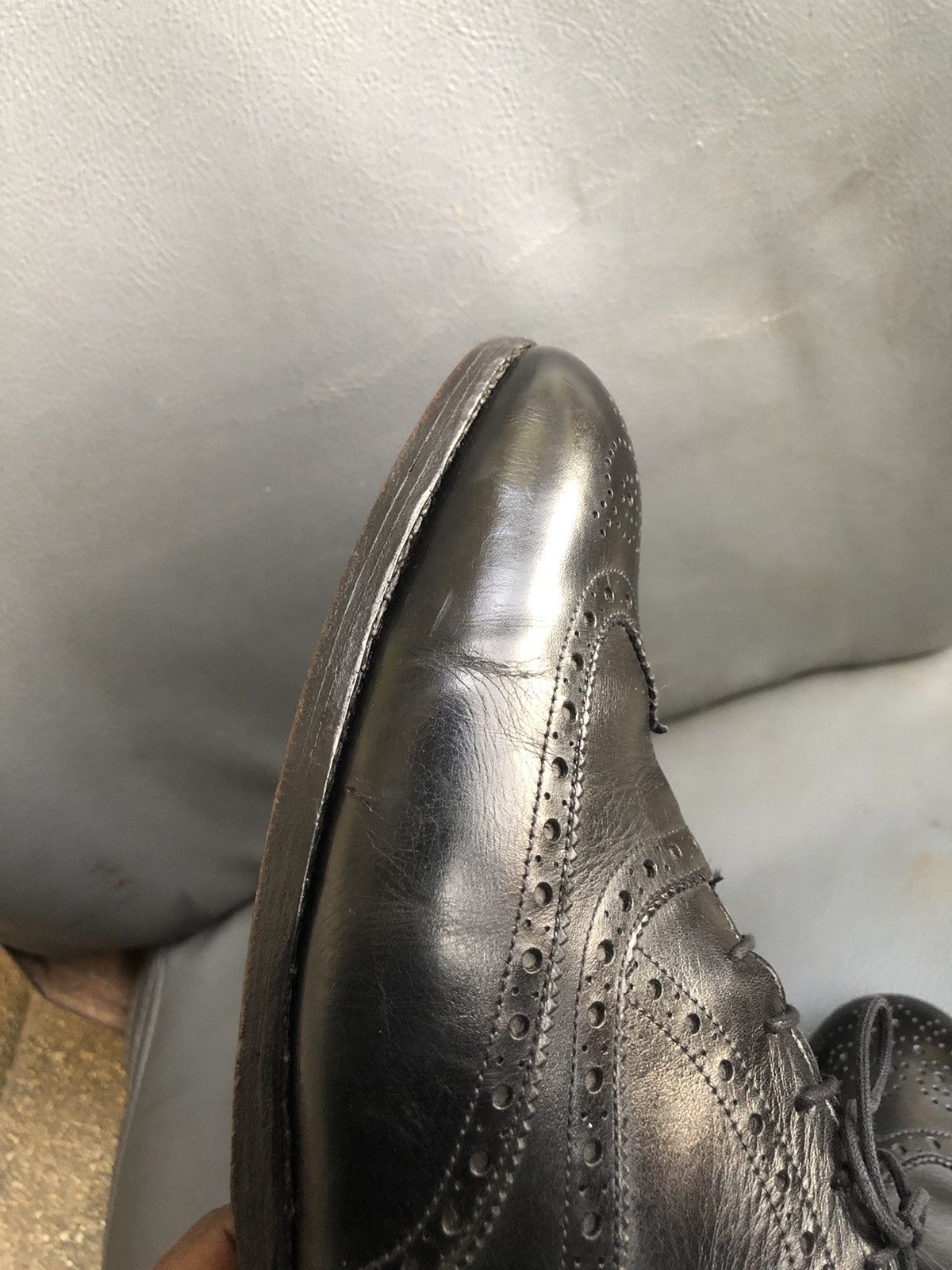 Edward Green Edward Green Black Leather Men’s Dress shoes size 8.5 E Size US 8.5 / EU 41-42 - 20 Thumbnail