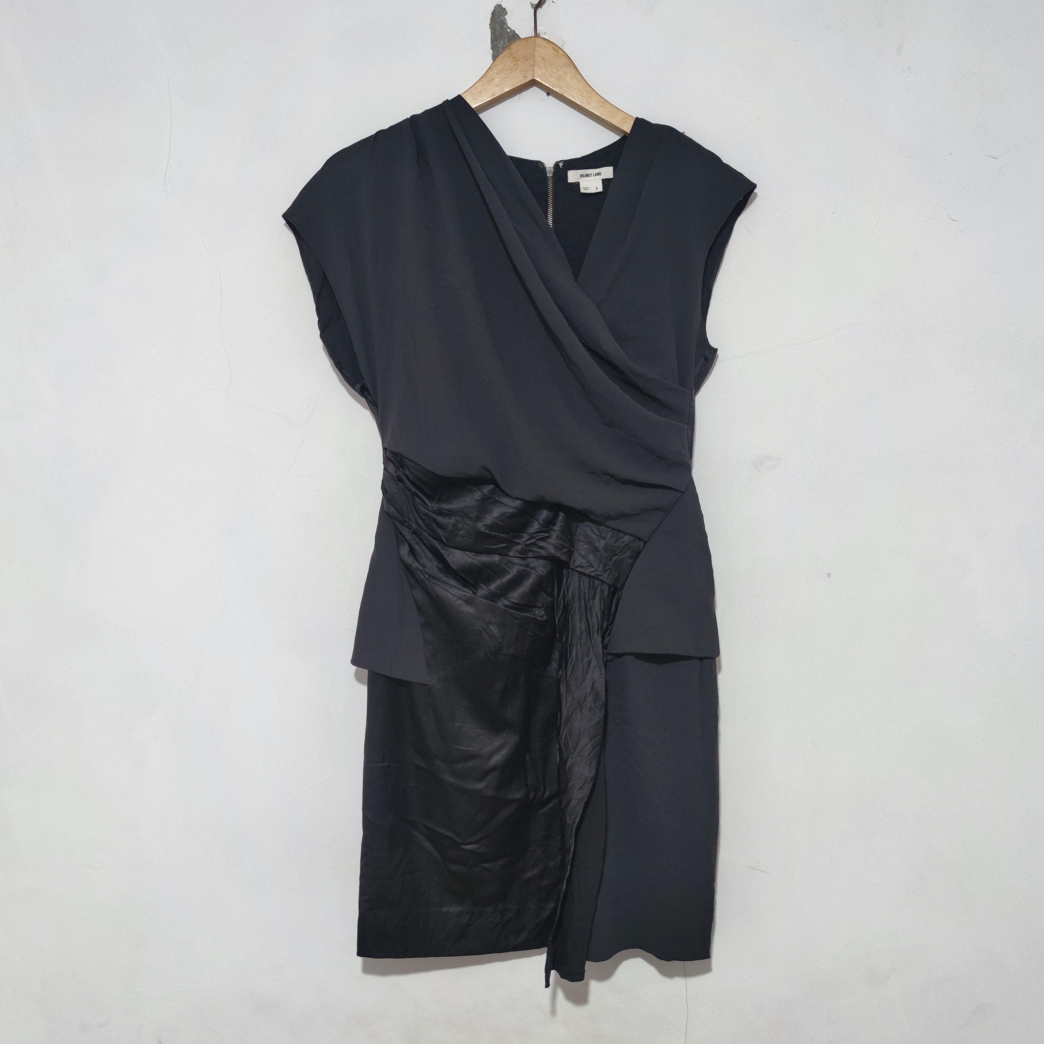 Helmut Lang Helmut Lang Assymetrical Mixed Media Dress Size S / US 4 / IT 40 - 3 Thumbnail