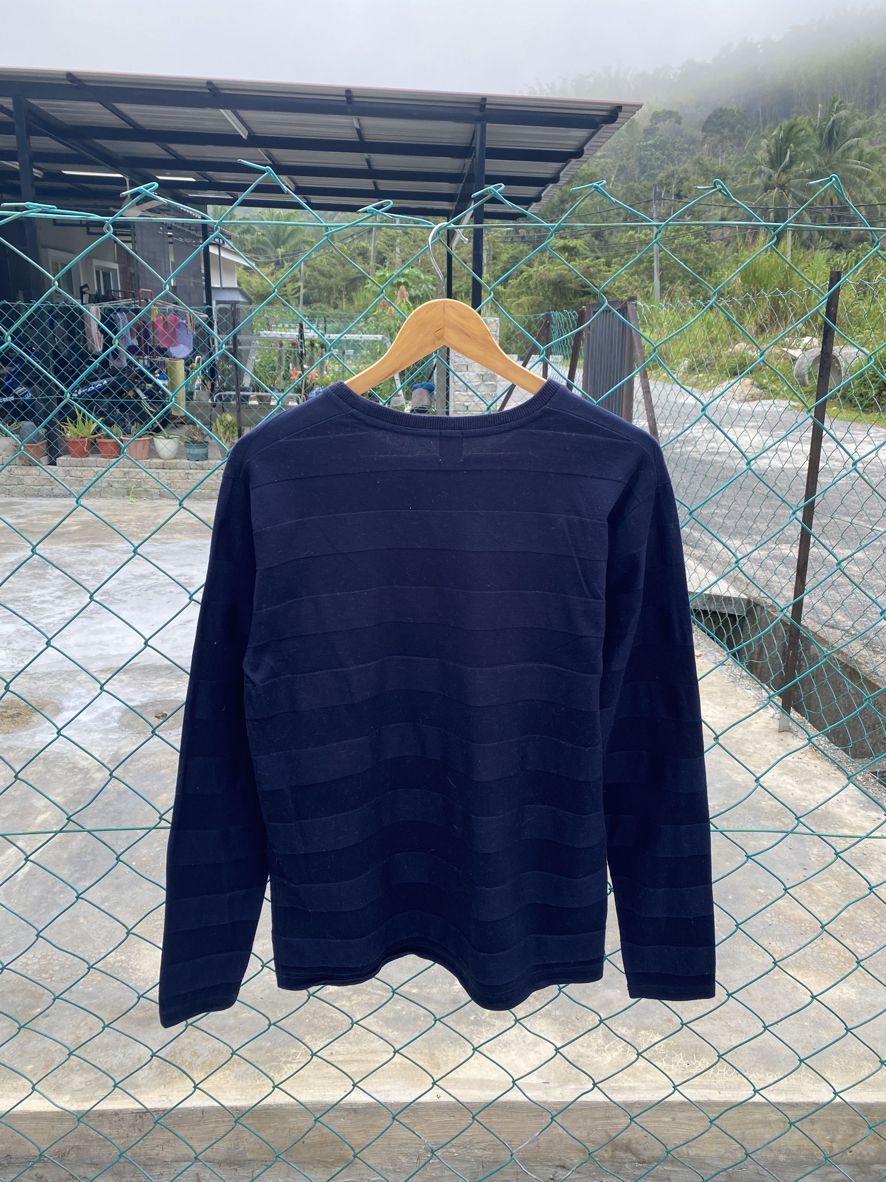 If Six Was Nine × Japanese Brand × Takeo Kikuchi Takeo Kikuchi breton striped long sleeve tshirt Size M / US 6-8 / IT 42-44 - 2 Thumbnail