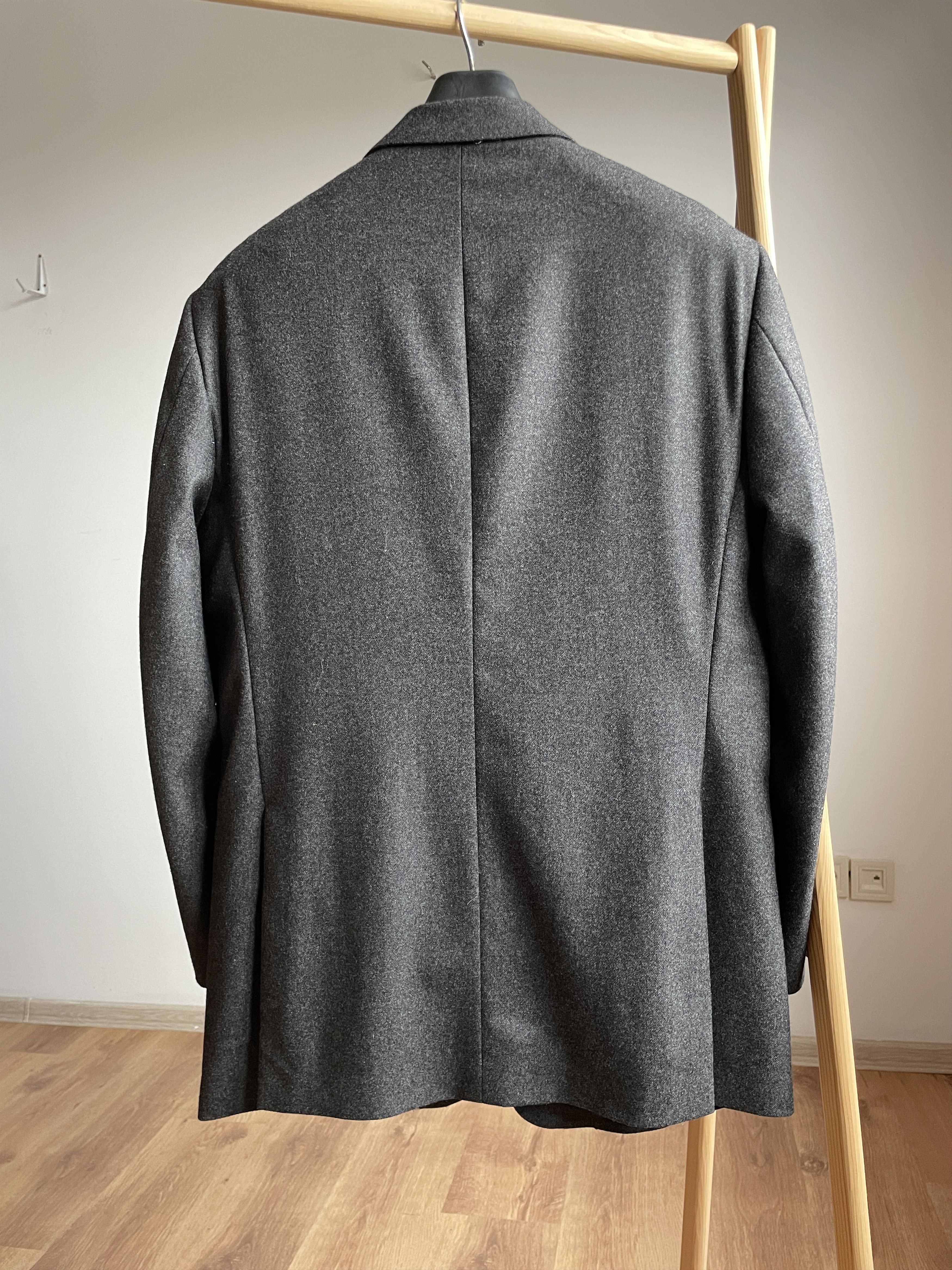 Brooks Brothers Brooks Brothers Madison Saxxon Flannel Wool Sport Coat Size 42R - 2 Thumbnail