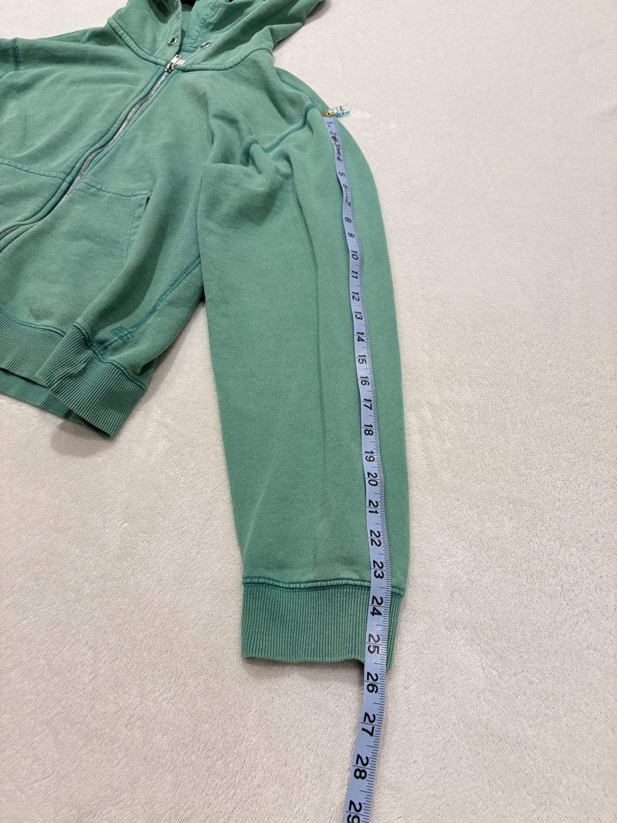Bdg BDG green-wash double zip up cropped hoodie Size M / US 6-8 / IT 42-44 - 5 Thumbnail